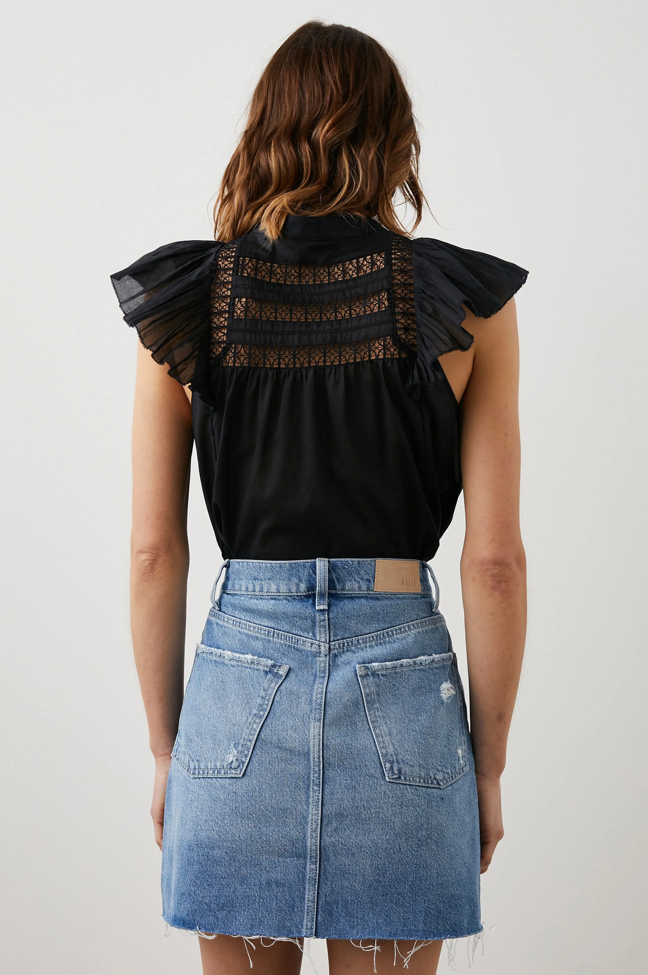 LOUELLA TOP - TRUE BLACK sold by Rails product image thumbnail 5