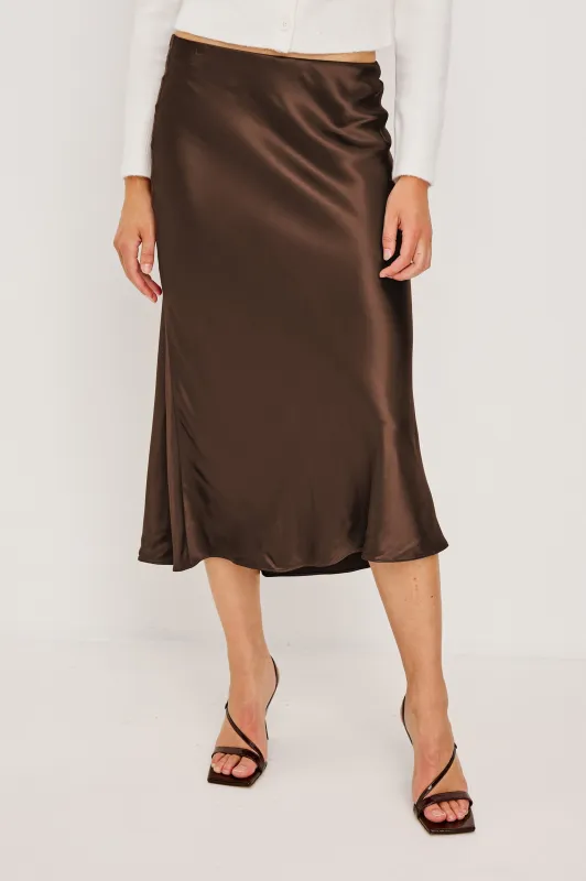 ANYA SKIRT - ESPRESSO sold by Rails