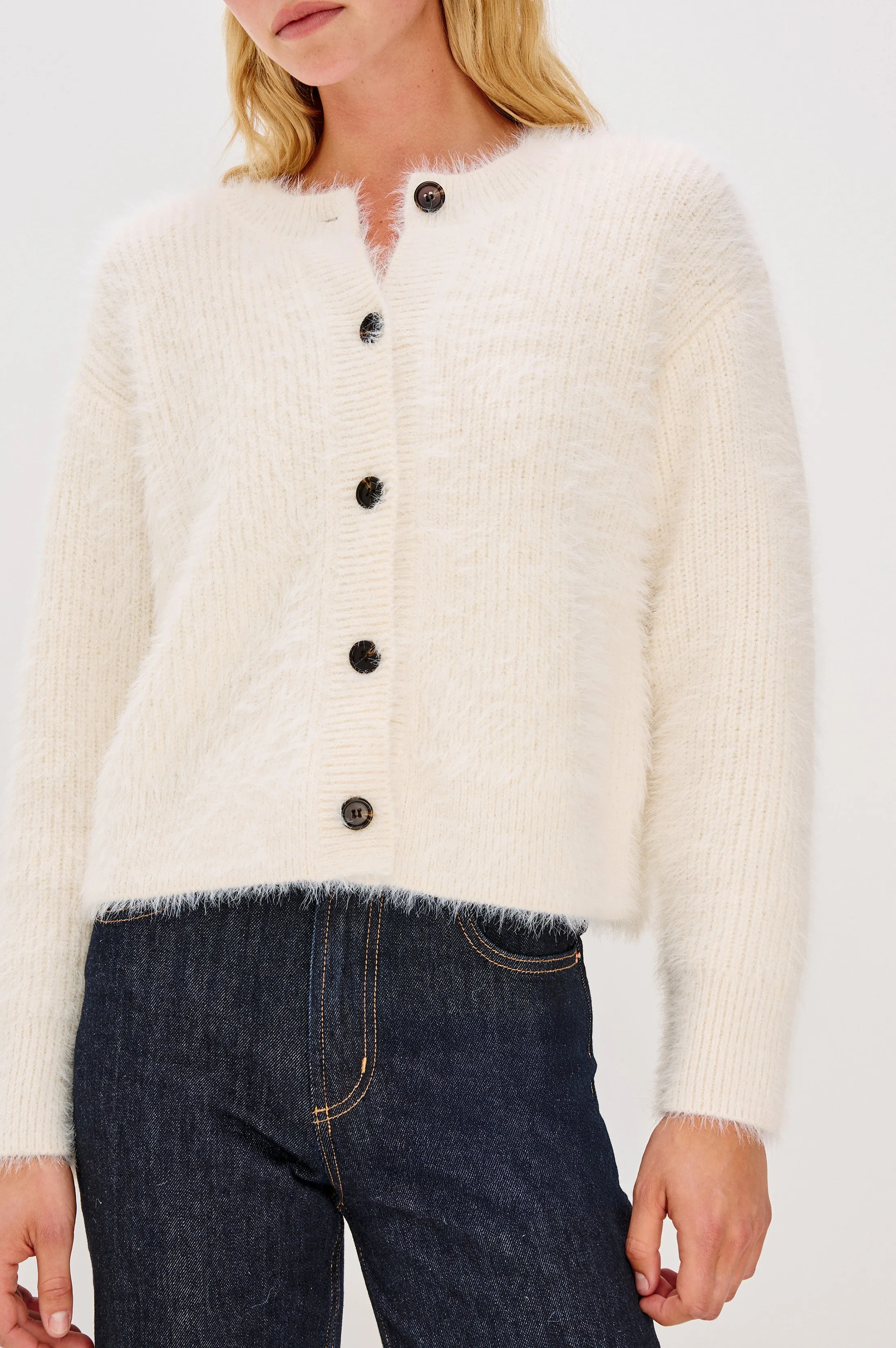 MELO CARDIGAN - IVORY sold by Rails product image thumbnail 2