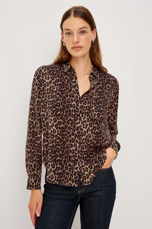 JOSEPHINE SHIRT - BROWN NALA sold by Rails