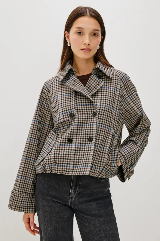 JETT JACKET - MOCHA CHECK sold by Rails