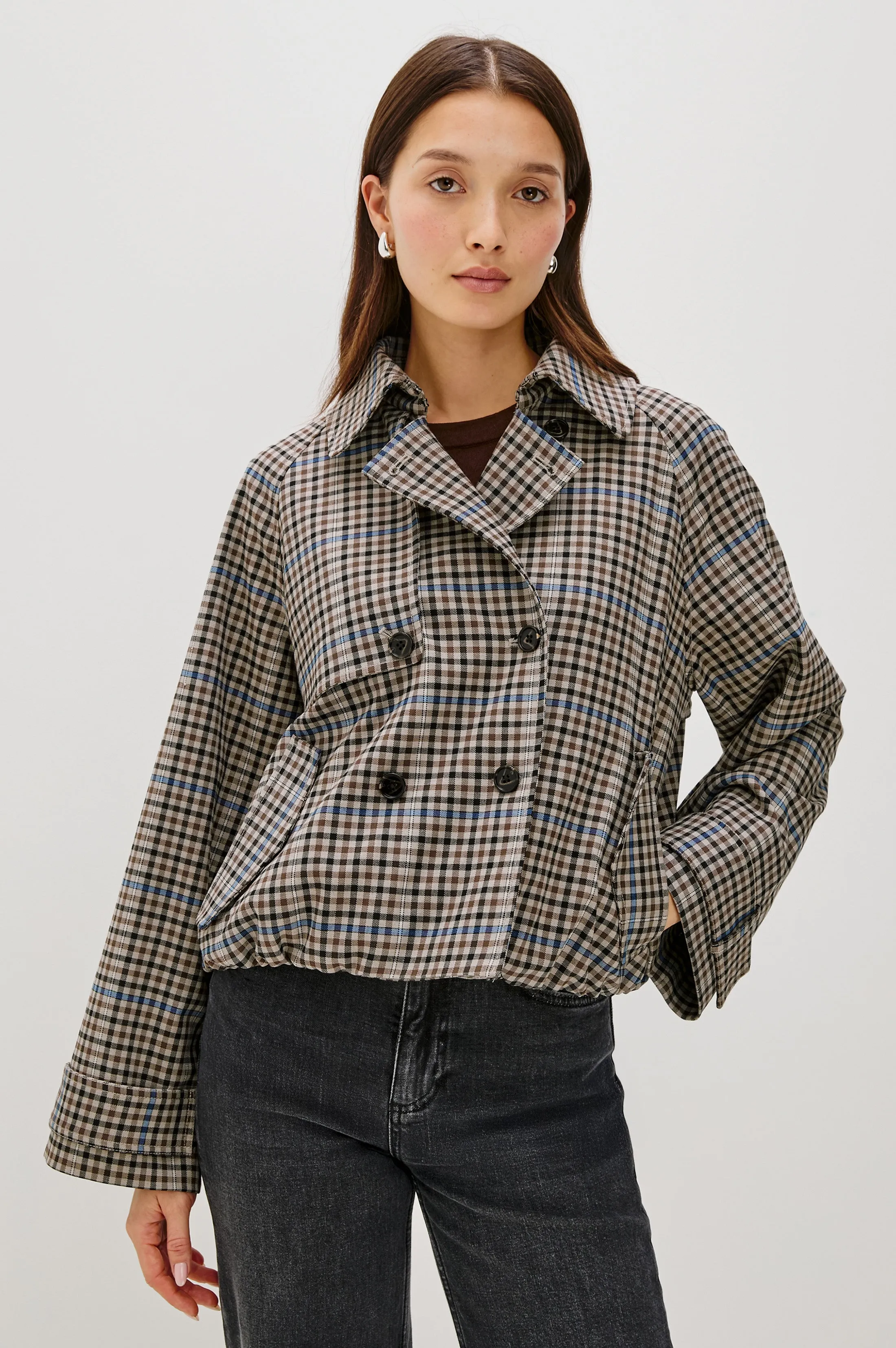 JETT JACKET - MOCHA CHECK sold by Rails