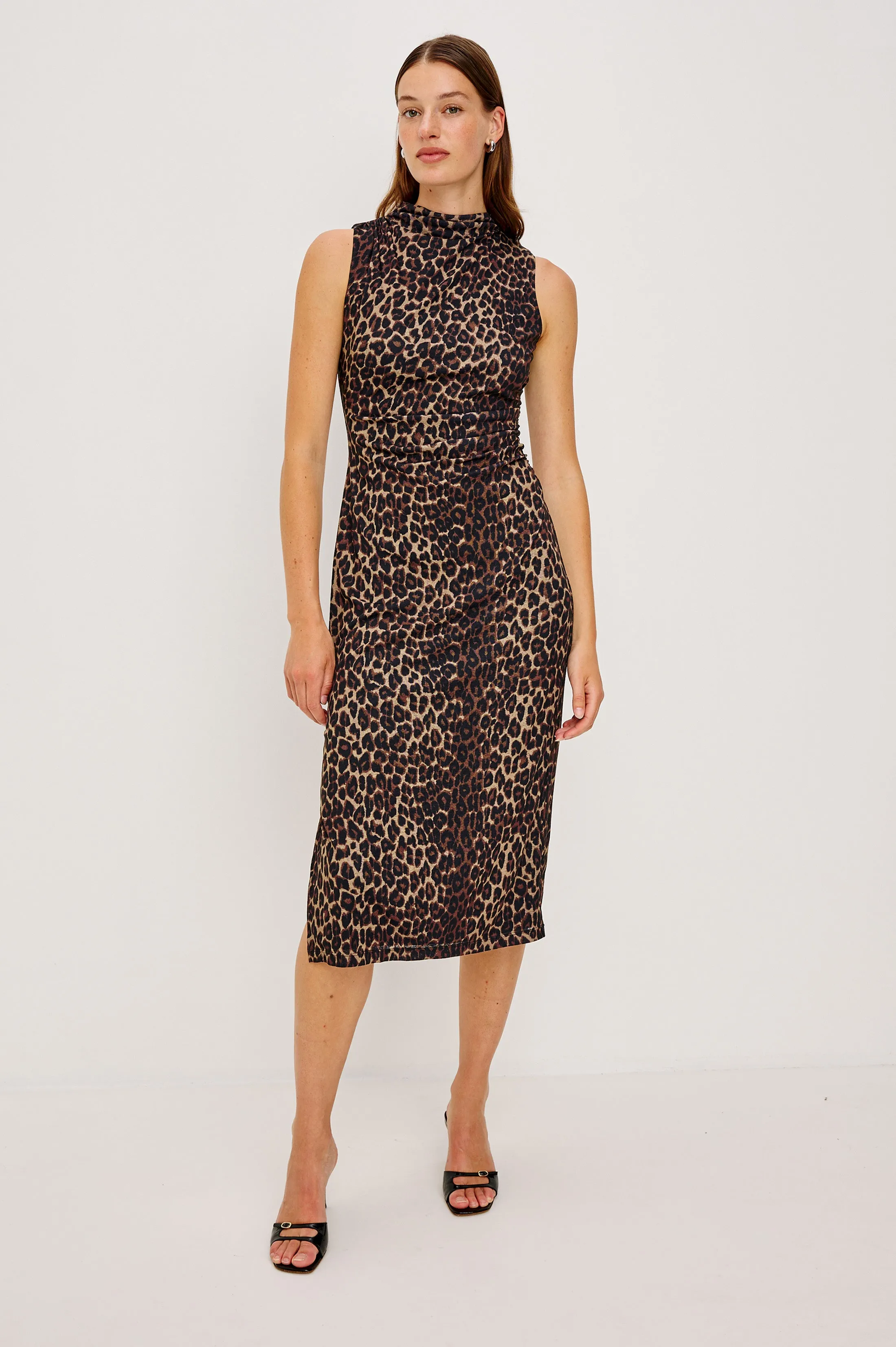 REBECCA DRESS - BROWN NALA sold by Rails