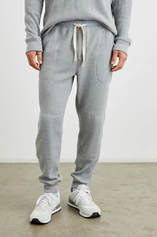 COOPER SWEATPANT - HEATHER GREY sold by Rails