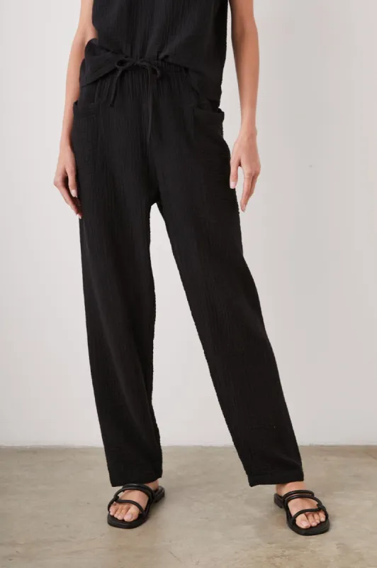 DARBY PANT - BLACK sold by Rails