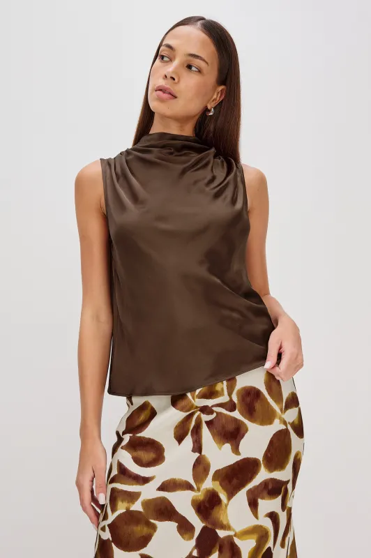 KALEEN TOP - ESPRESSO sold by Rails