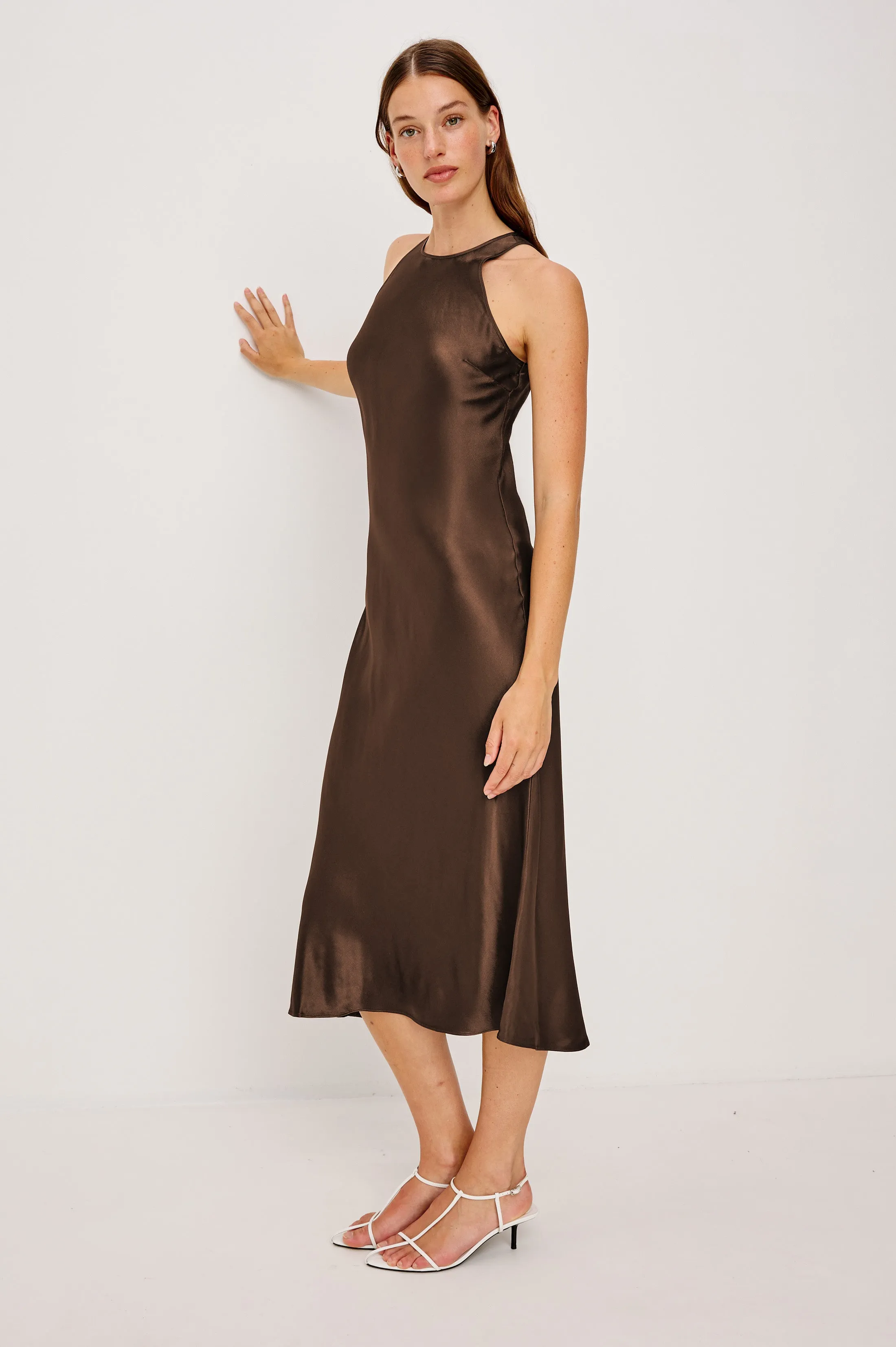 SOLENE DRESS - ESPRESSO sold by Rails product image thumbnail 3