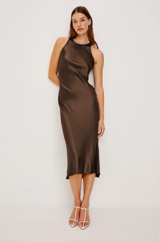 SOLENE DRESS - ESPRESSO made by Rails