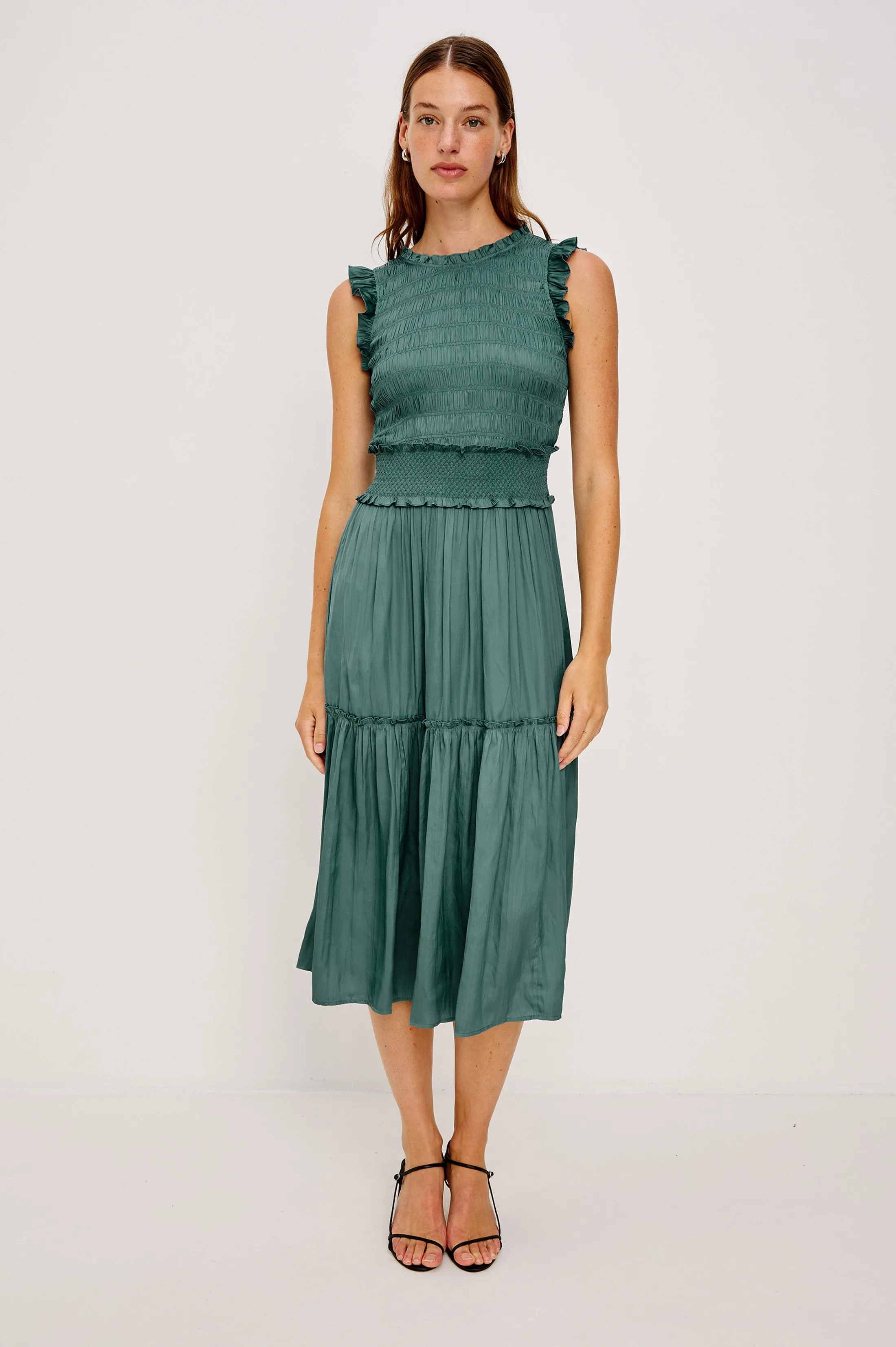 VIVIER DRESS - LAKE sold by Rails