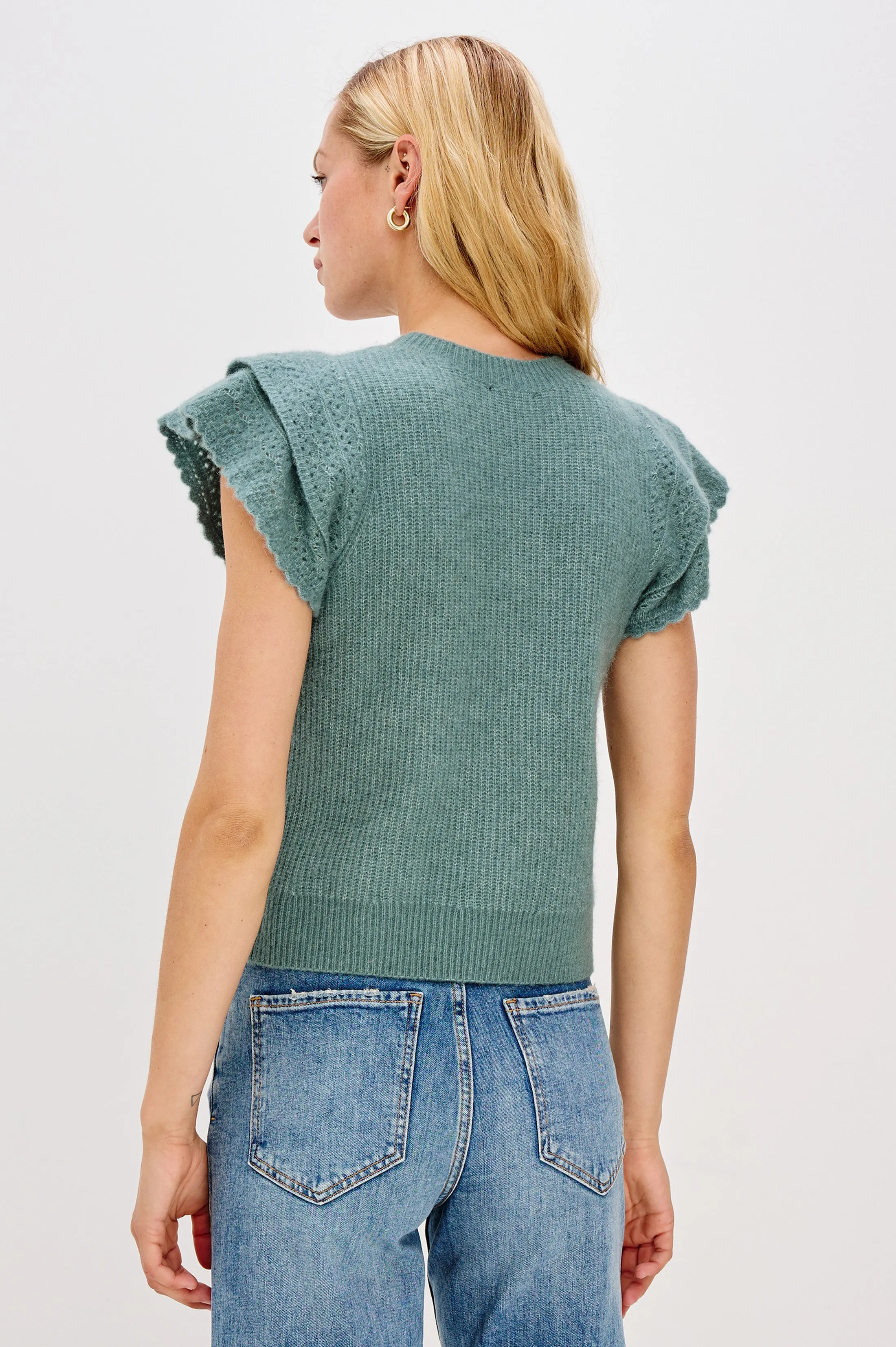 STASIA TOP - TEAL sold by Rails product image thumbnail 5