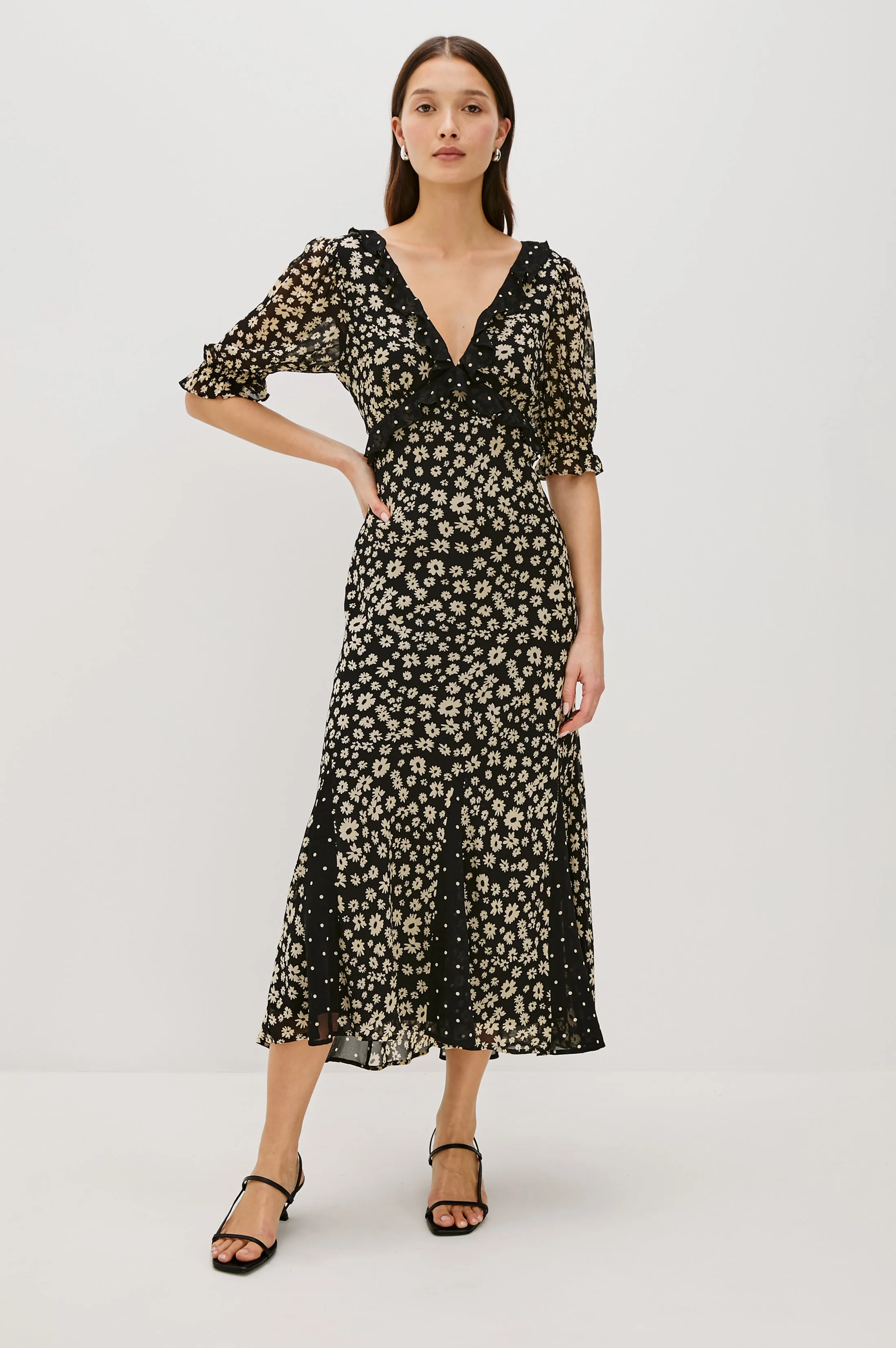 ANNMARIE DRESS - DAISY DOT COMBO sold by Rails product image thumbnail 3