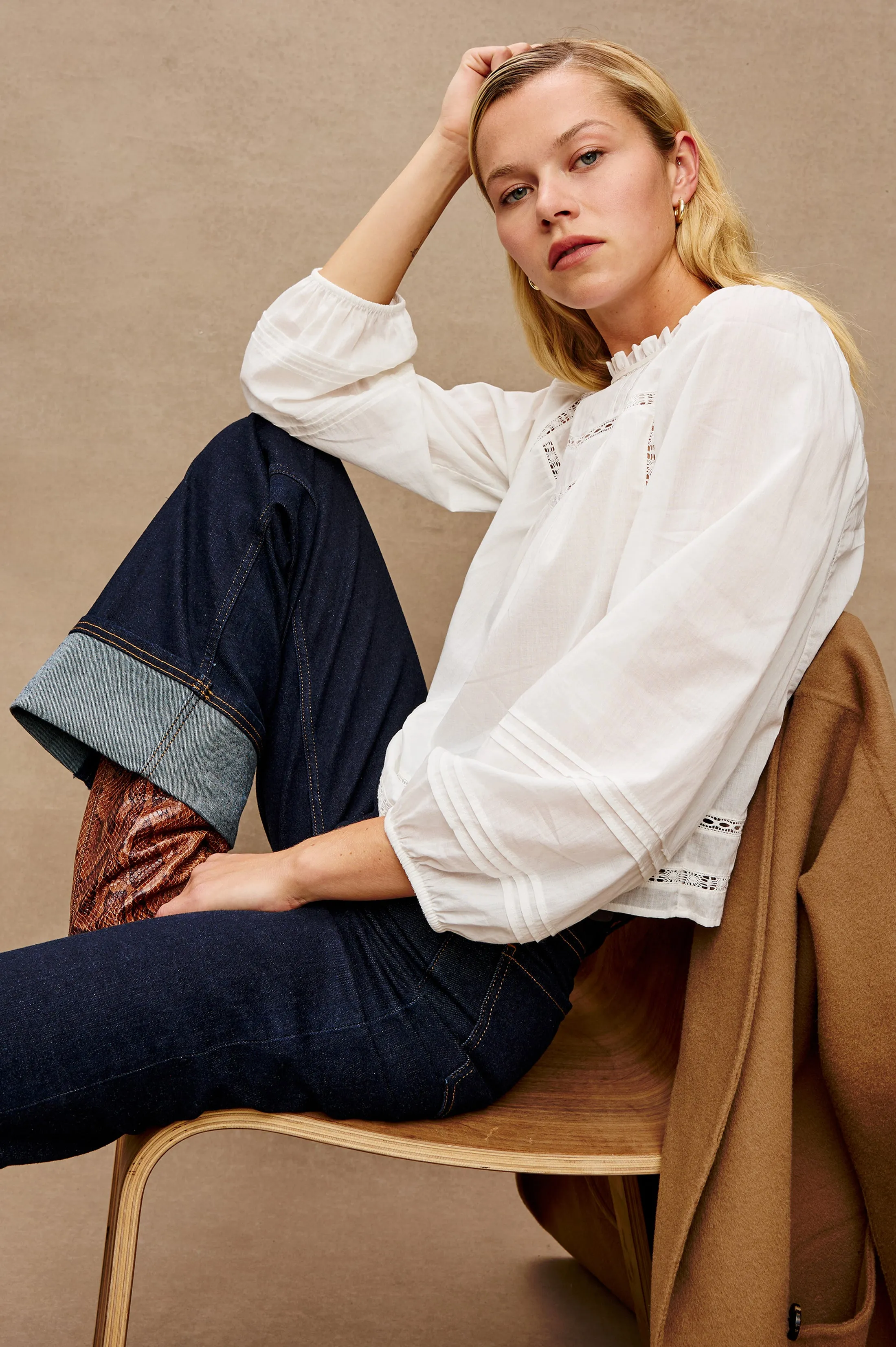 REYNA TOP - WHITE sold by Rails product image thumbnail 2