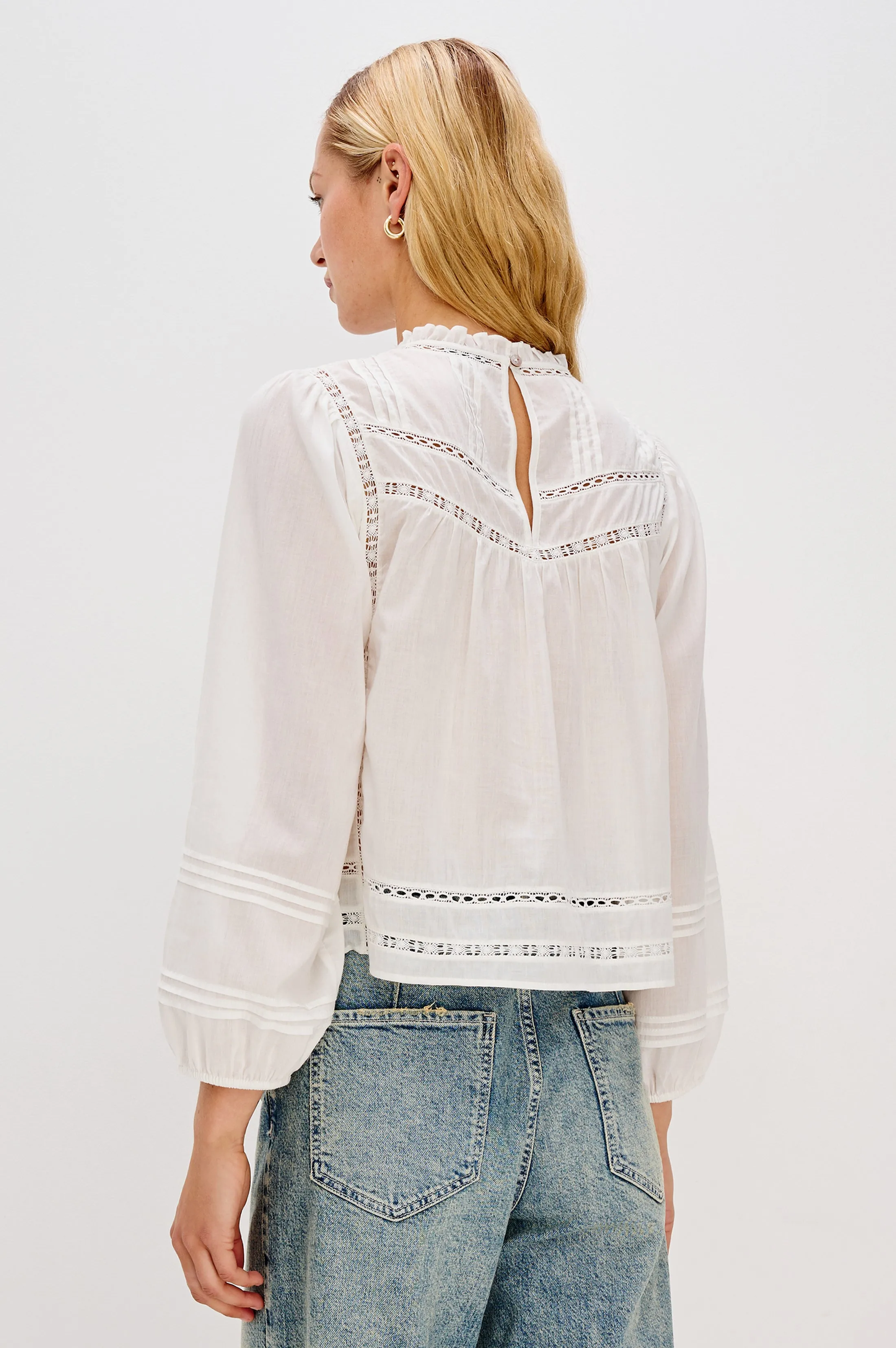 REYNA TOP - WHITE sold by Rails product image thumbnail 5