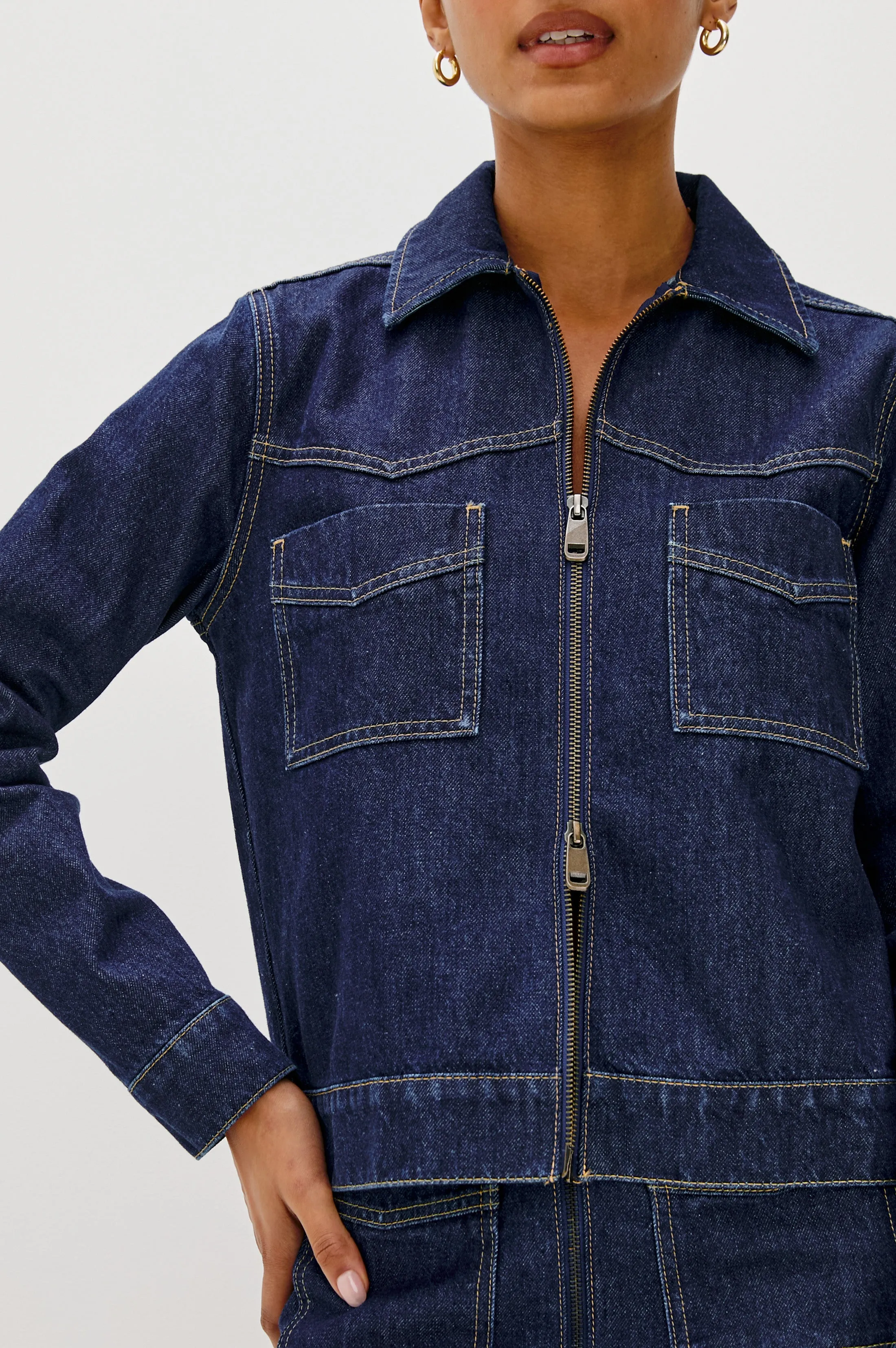 TRABUCO JACKET - DEEP INDIGO sold by Rails product image thumbnail 2