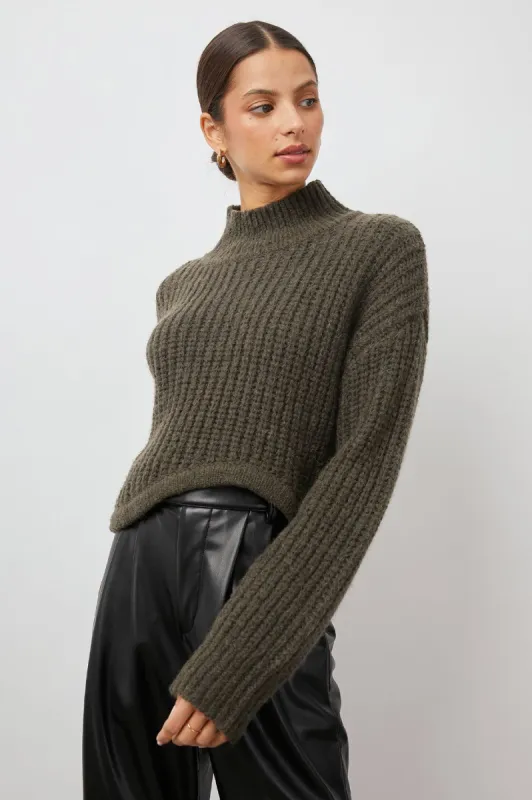 DELSEY SWEATER - OLIVE sold by Rails