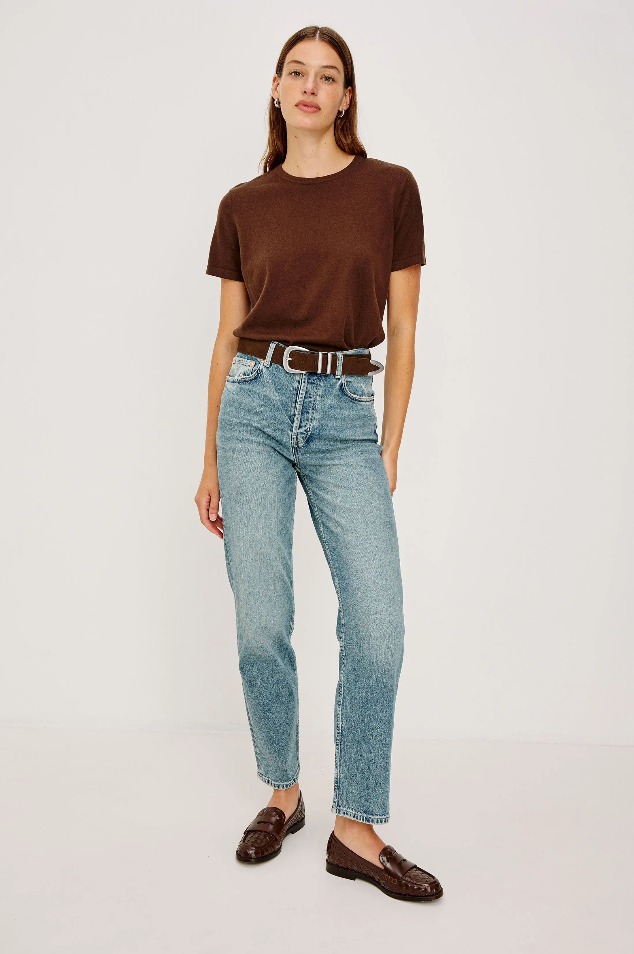 RYDER BELT - CHOCOLATE SUEDE sold by Rails product image thumbnail 3