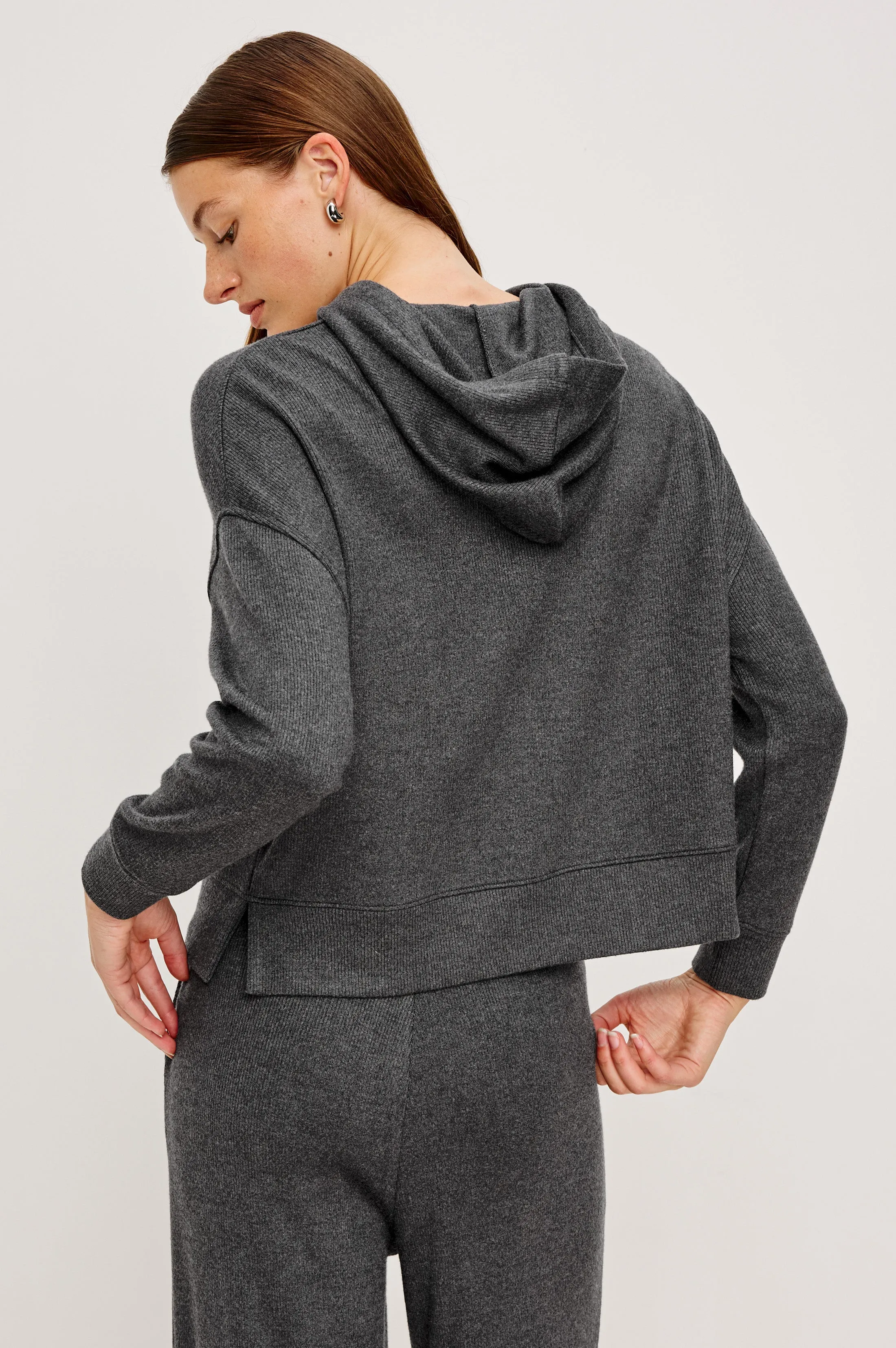 NICO SWEATSHIRT - CHARCOAL sold by Rails product image thumbnail 4