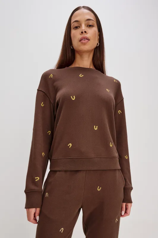 RAMONA SWEATSHIRT - HORSESHOES sold by Rails