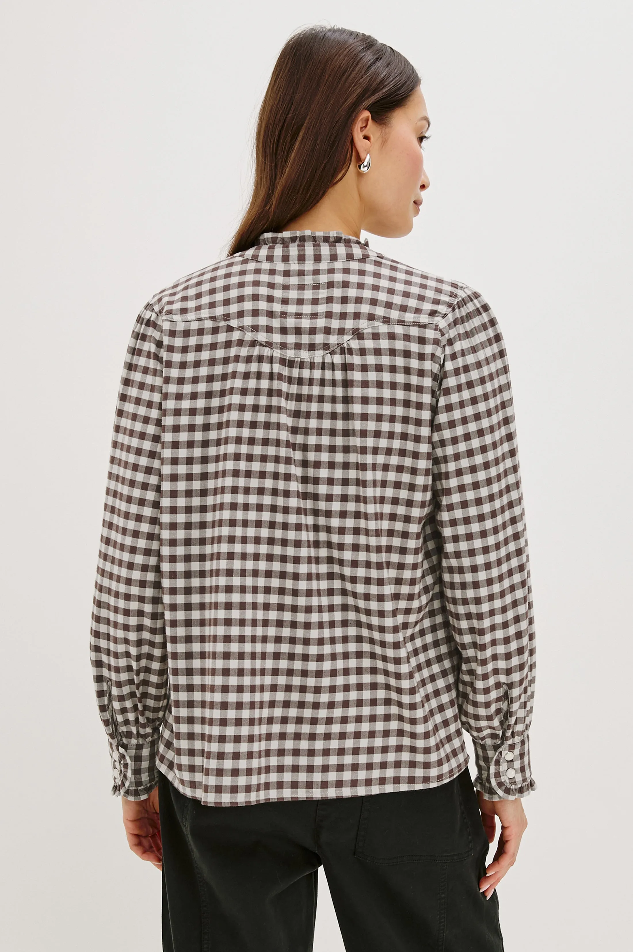ALANNA SHIRT - CHOCOLATE CHIP sold by Rails product image thumbnail 5