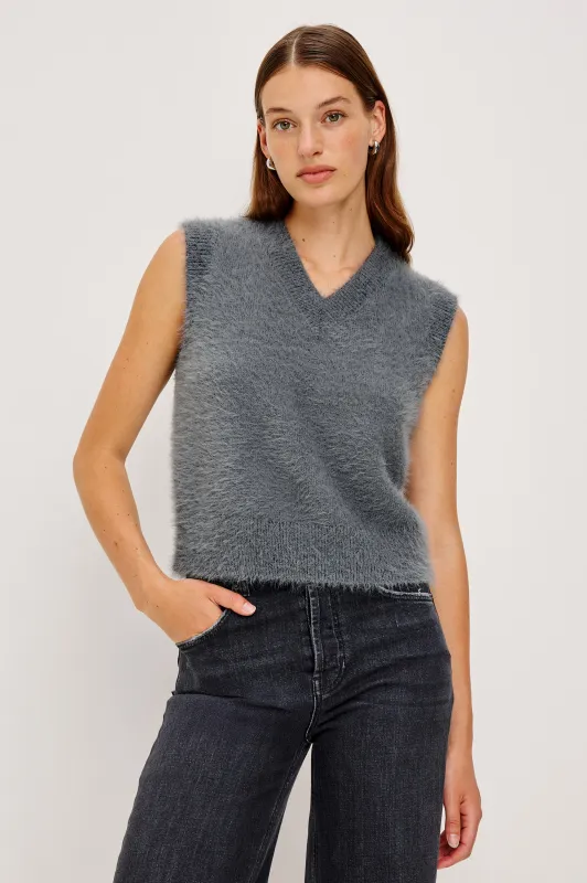 TALLI VEST - HEATHER CHARCOAL sold by Rails