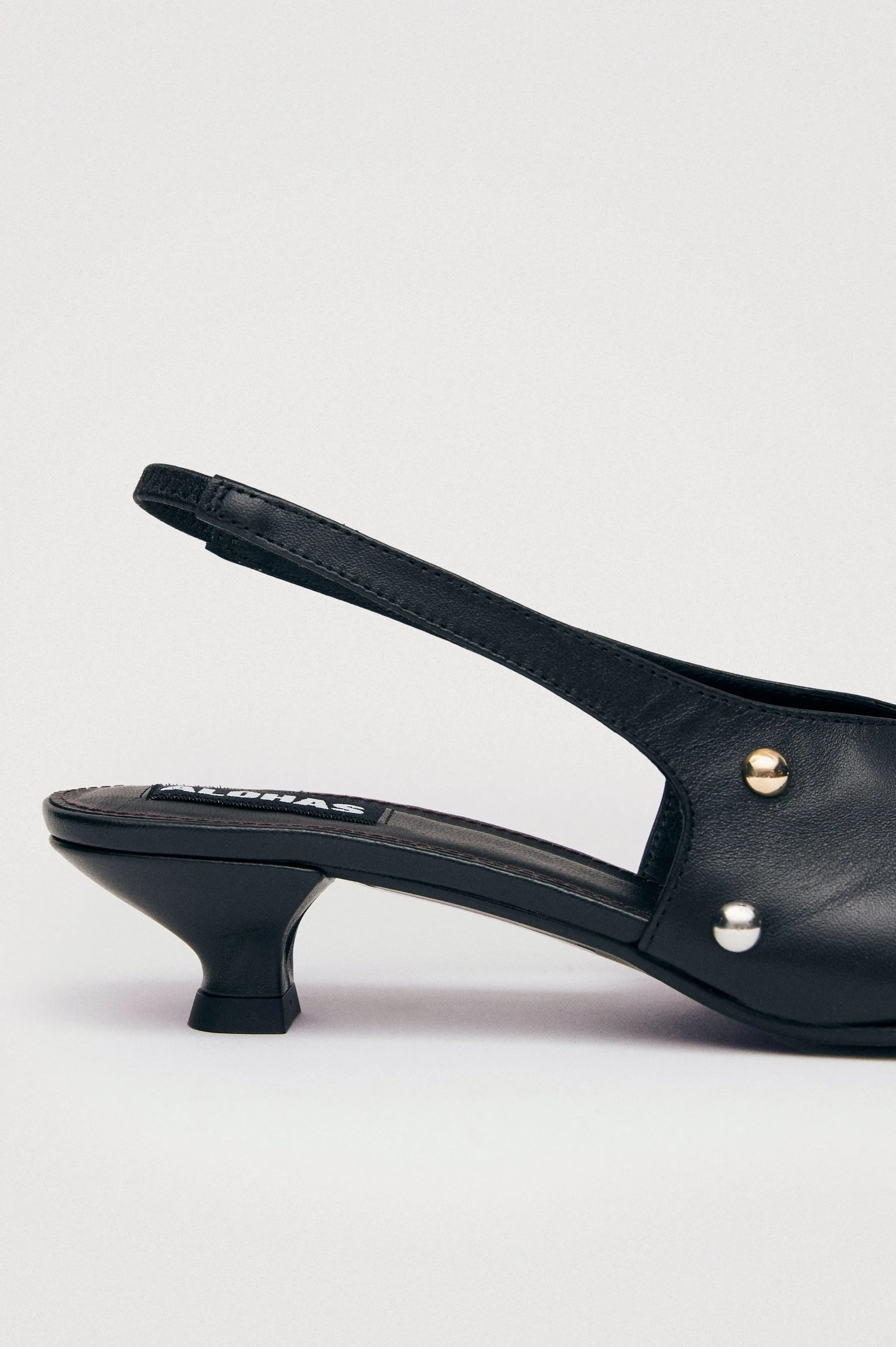 ALOHAS EROS SLINGBACK - STUD BLACK sold by Rails product image thumbnail 3