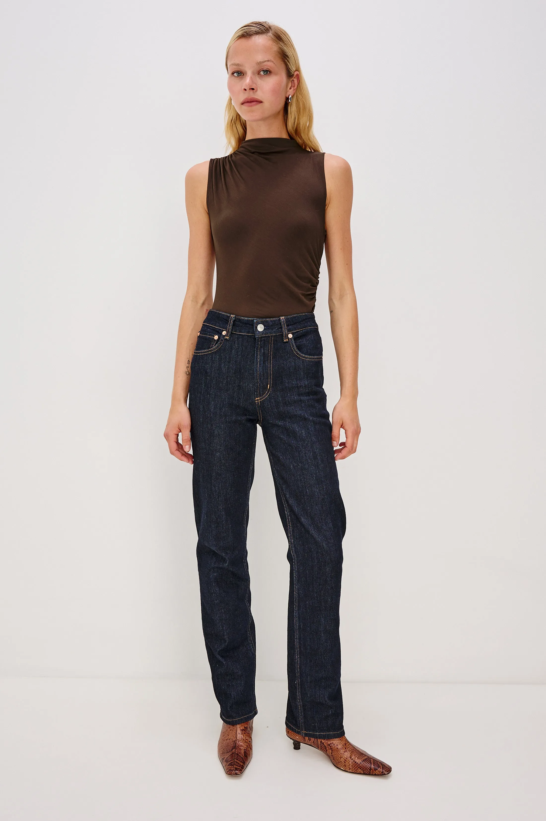 CHRISTEN TOP - ESPRESSO sold by Rails product image thumbnail 4