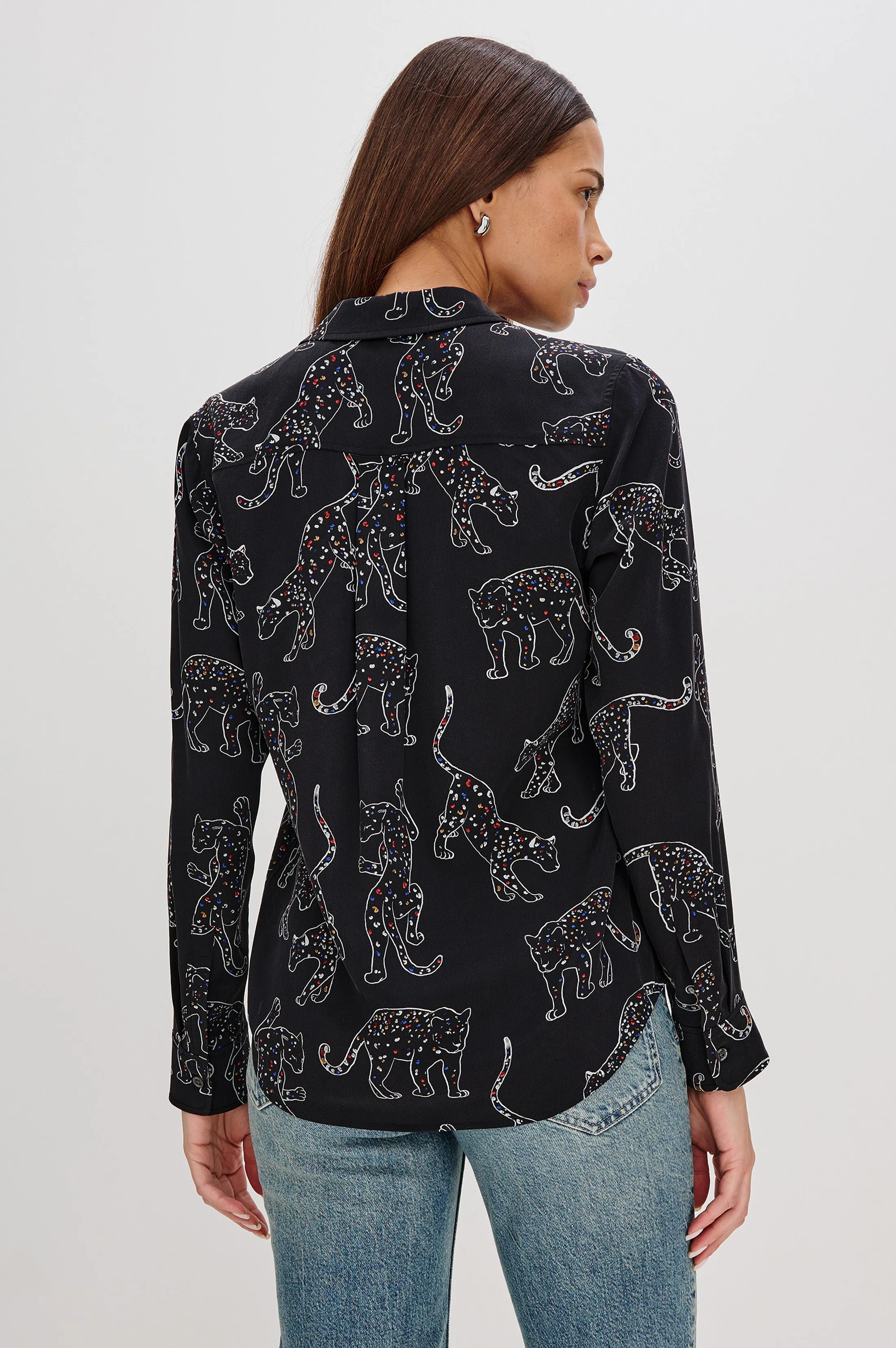 KATE SHIRT - BLACK JAGUARS sold by Rails product image thumbnail 5