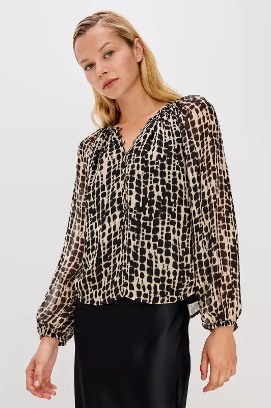 INDI TOP - SPOTTED SHIBORI sold by Rails