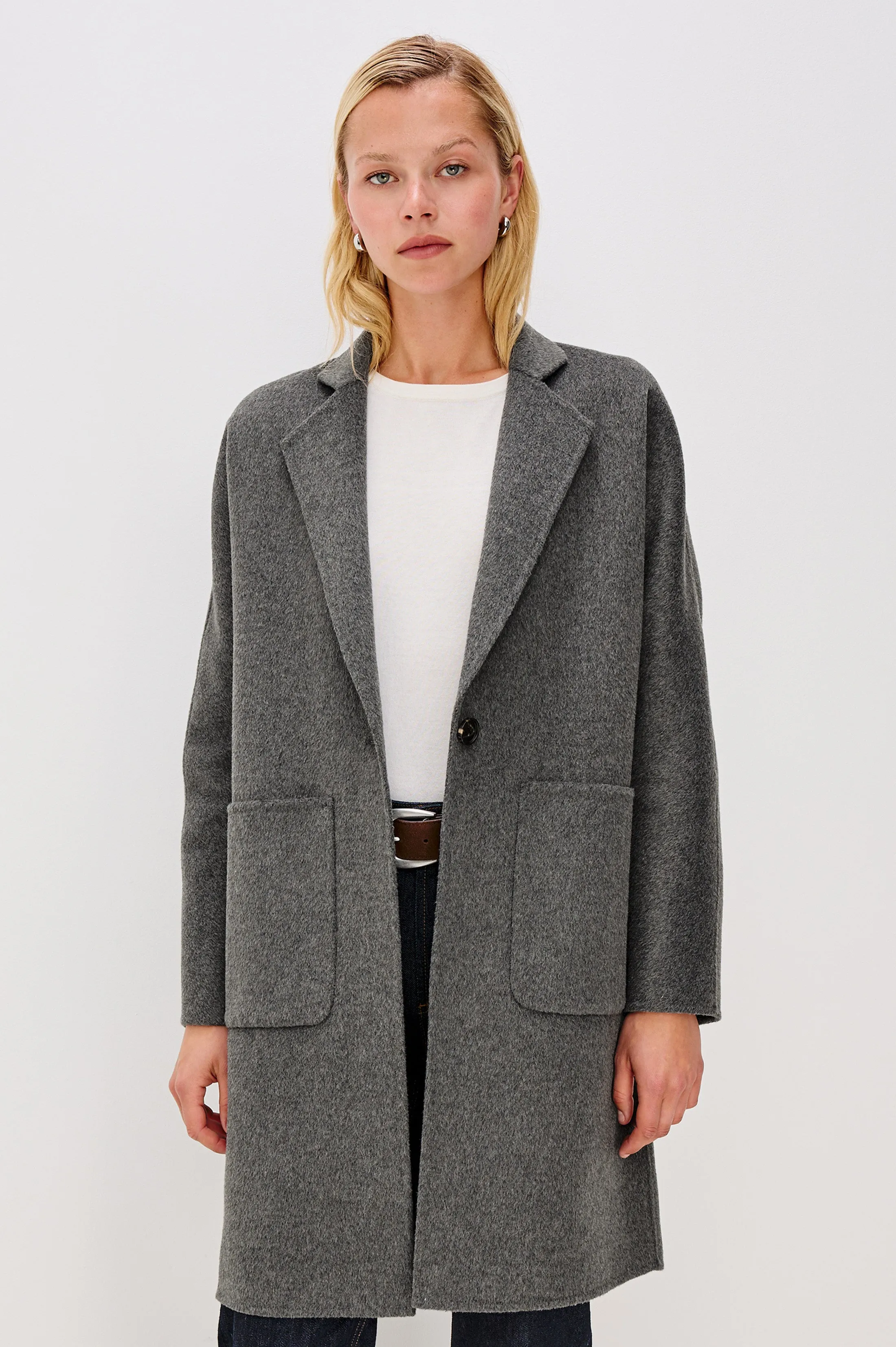 EVEREST COAT - CHARCOAL sold by Rails product image thumbnail 3