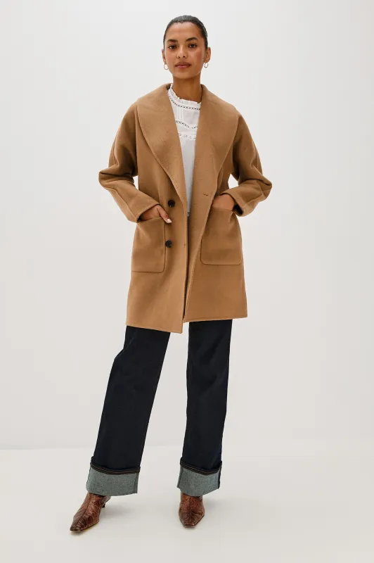 NILY COAT - CAMEL sold by Rails