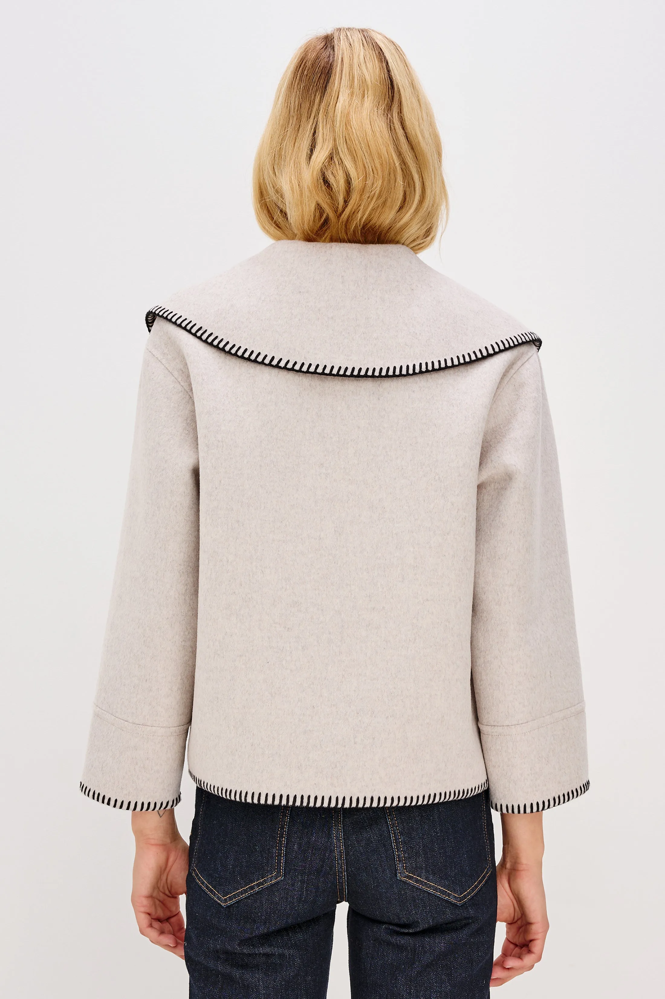 PATTY JACKET - OATMEAL sold by Rails product image thumbnail 5