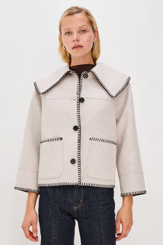 PATTY JACKET - OATMEAL sold by Rails