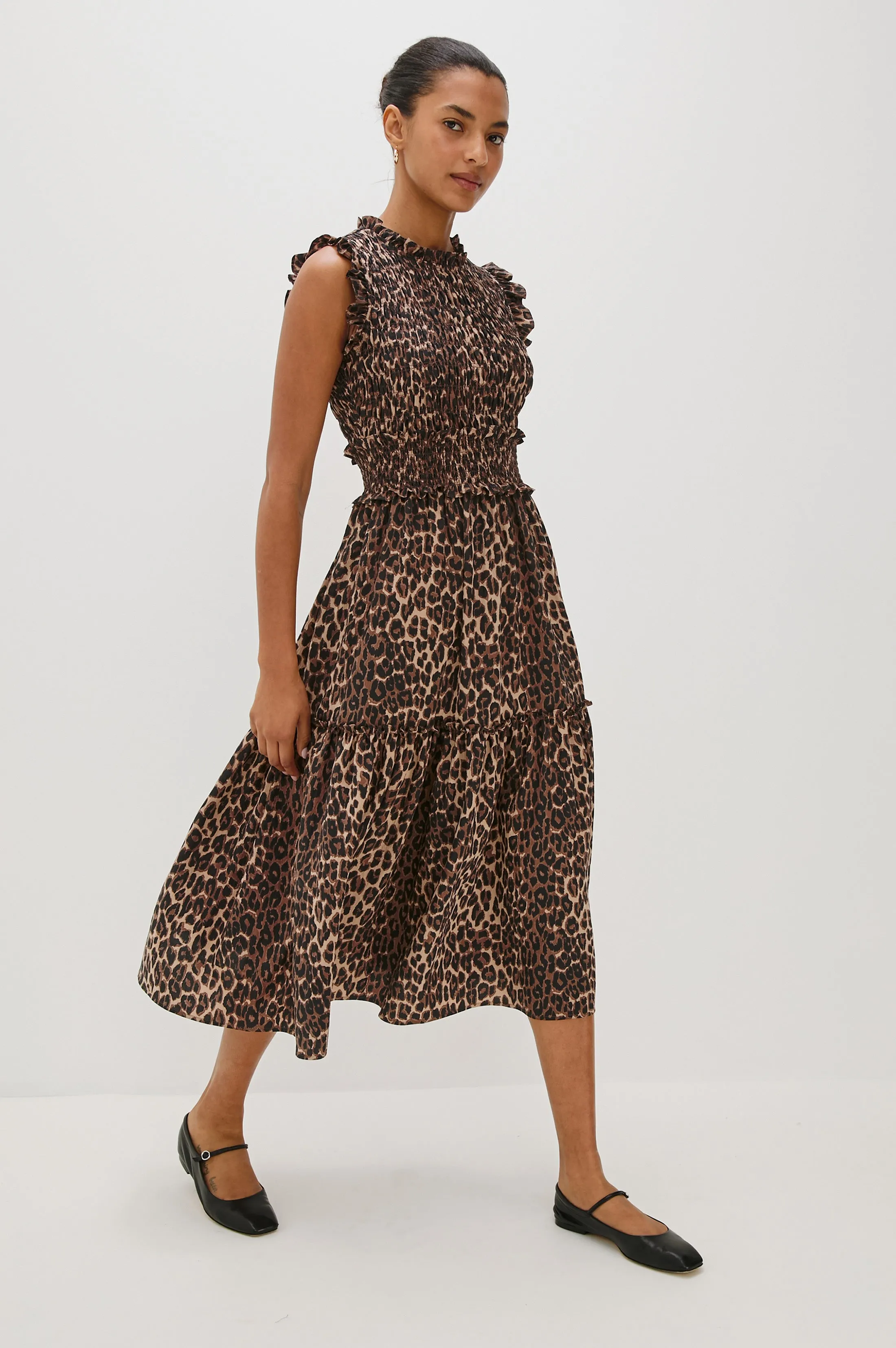 VIVIER DRESS - BROWN NALA sold by Rails