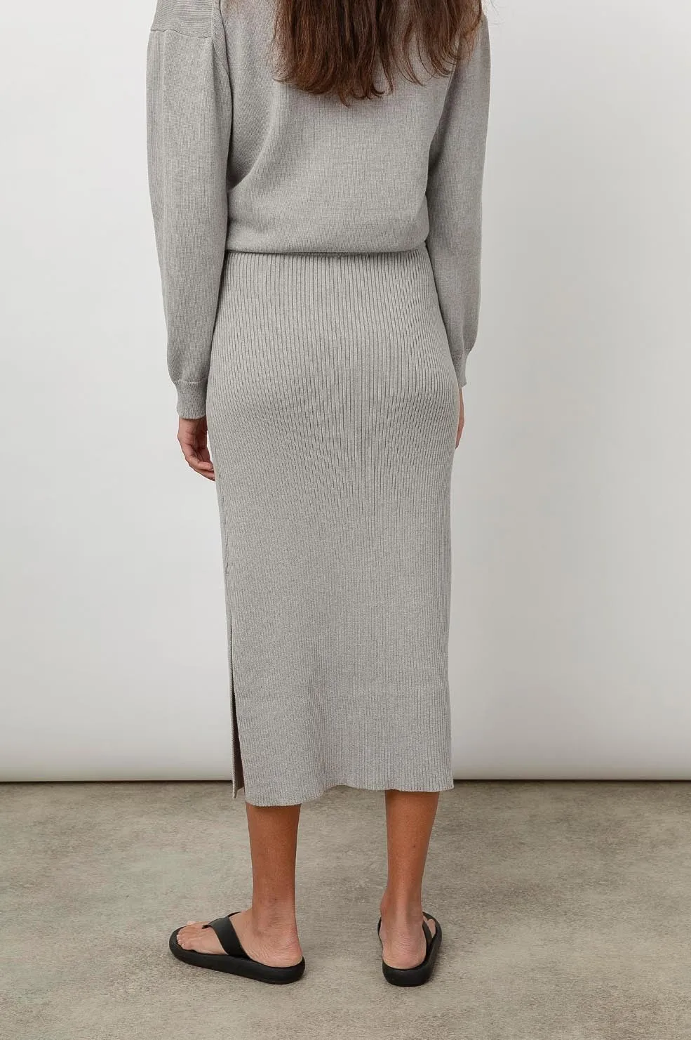 BETTIE SKIRT - HEATHER GREY sold by Rails product image thumbnail 3