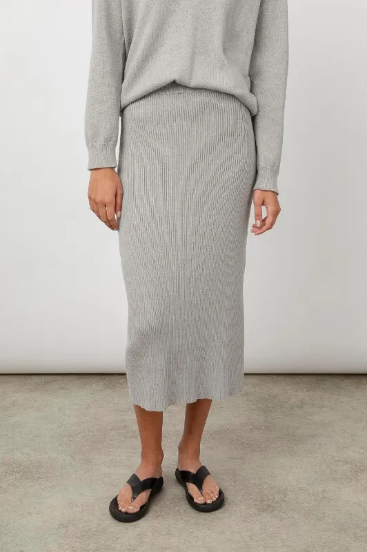 BETTIE SKIRT - HEATHER GREY sold by Rails