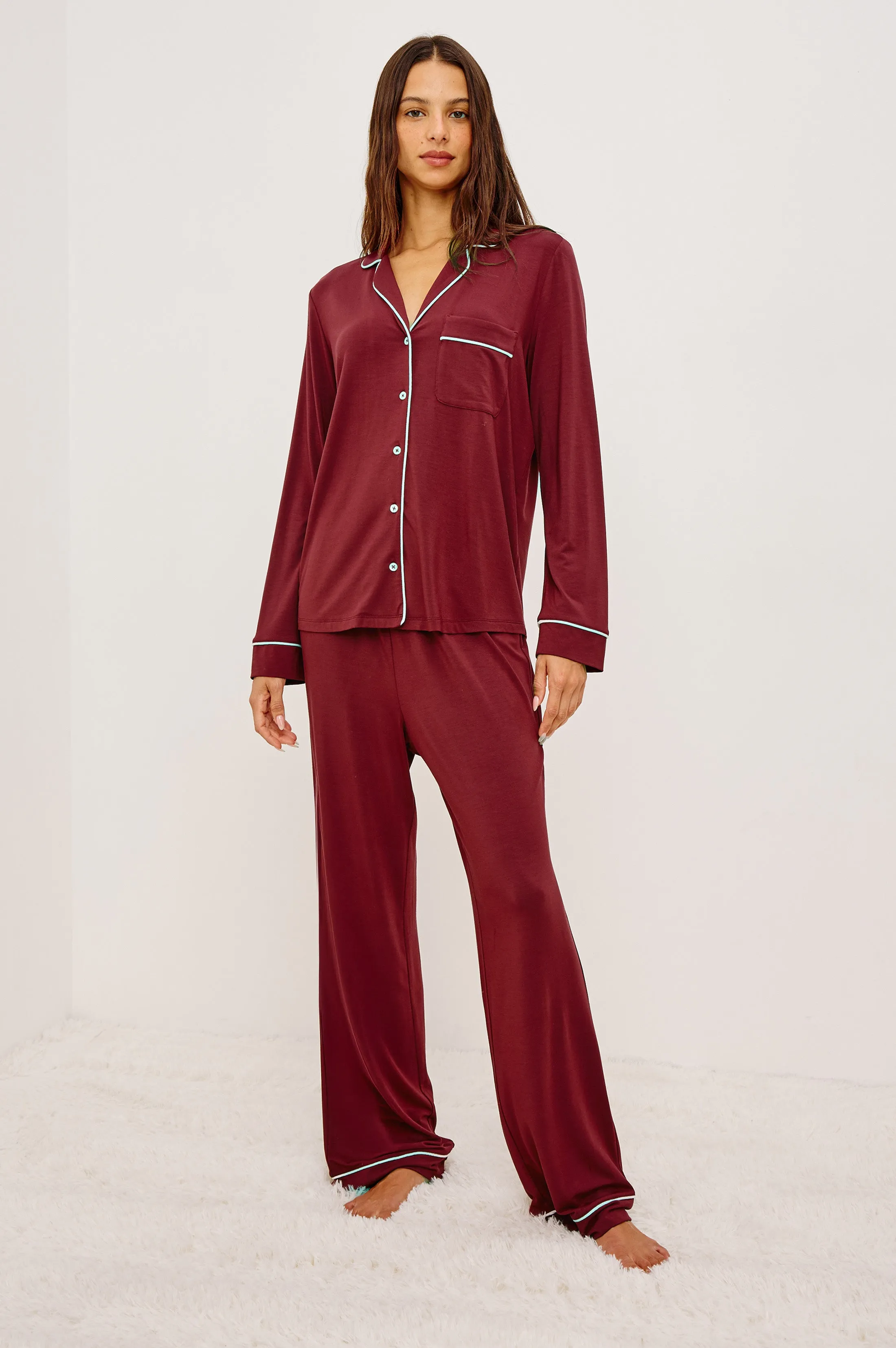 VARRA PAJAMA SET - CABERNET sold by Rails product image thumbnail 4
