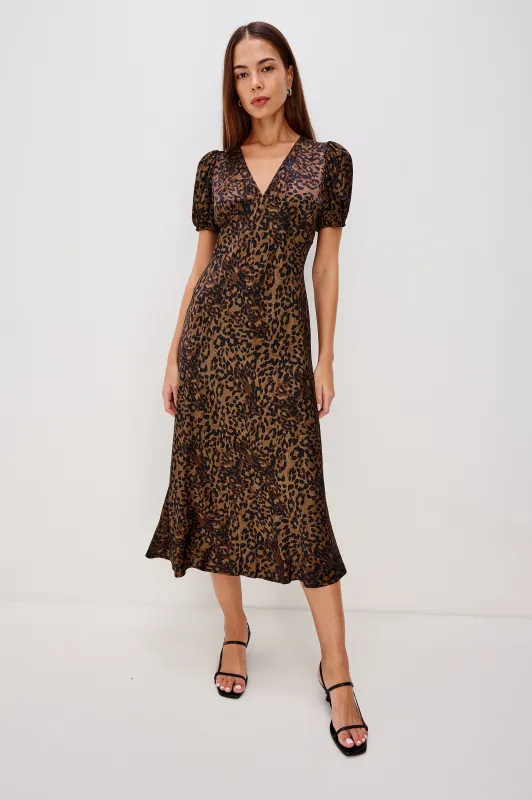 JUNIA DRESS - GINGER SPOTTED sold by Rails