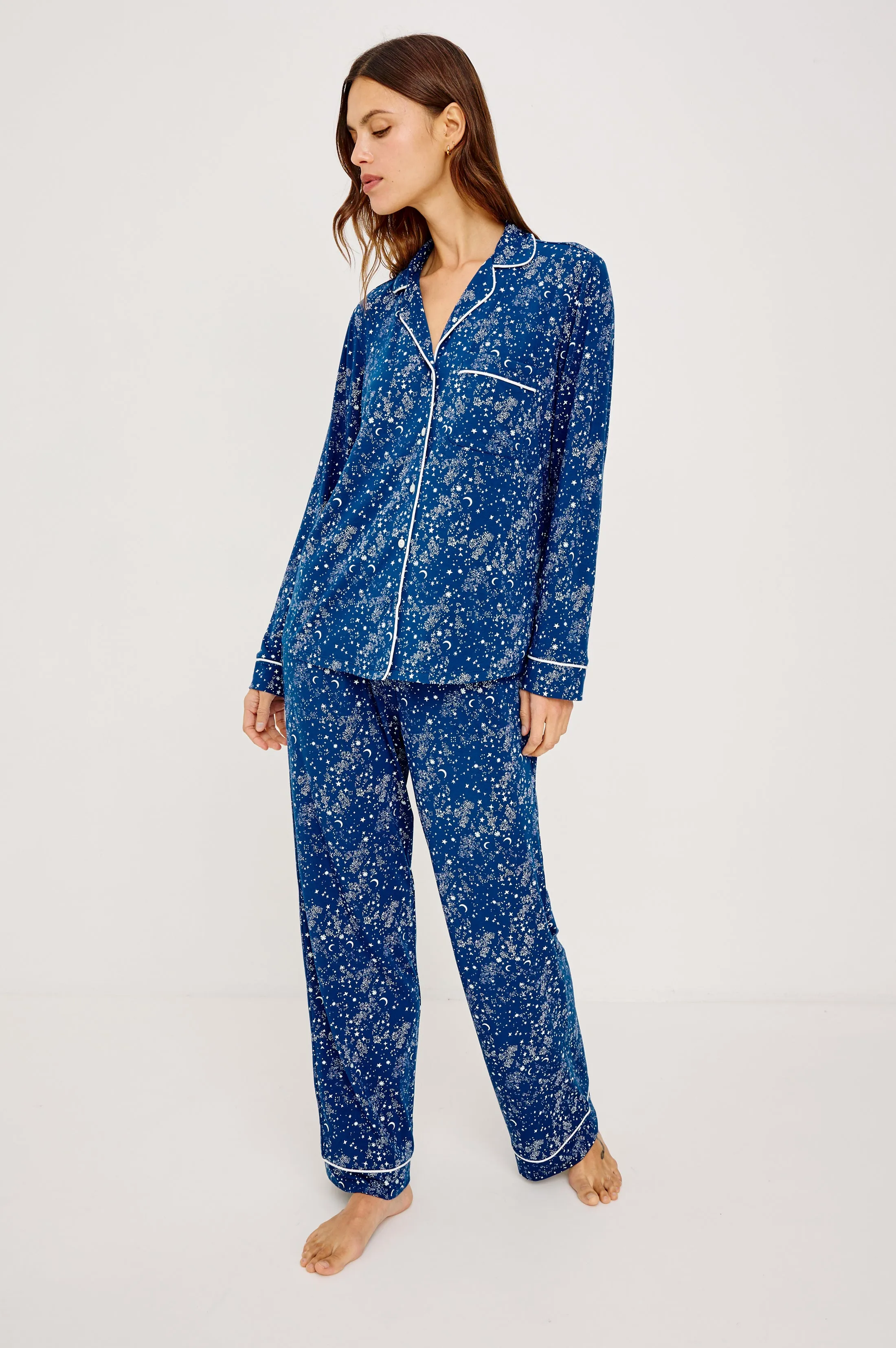 VARRA PAJAMA SET - NAVY STARRY NIGHT sold by Rails product image thumbnail 3