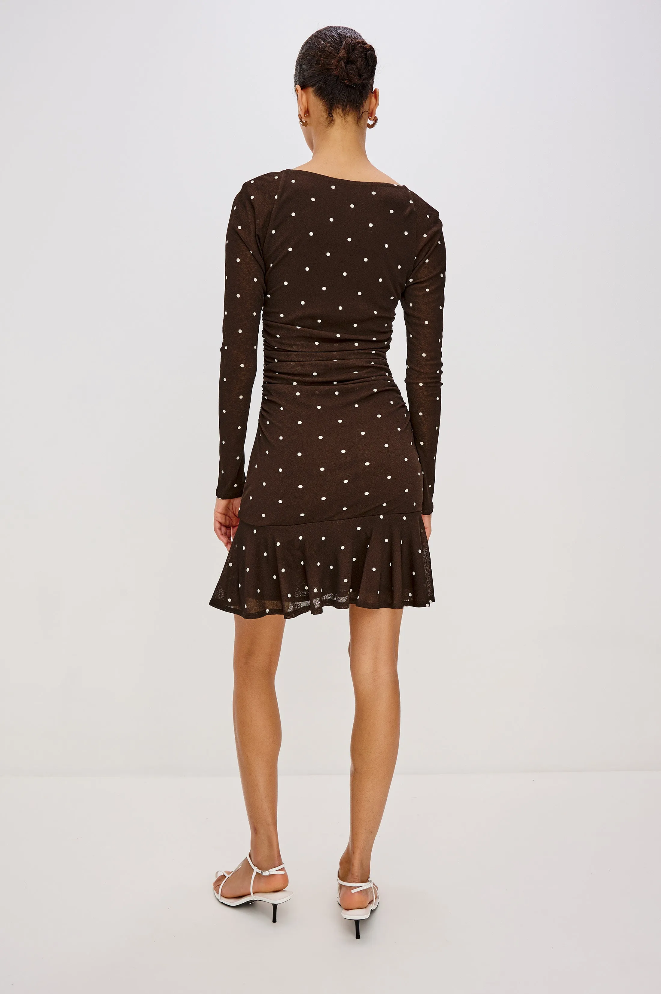 CELANO DRESS - COCOA POLKA DOTS sold by Rails product image thumbnail 5
