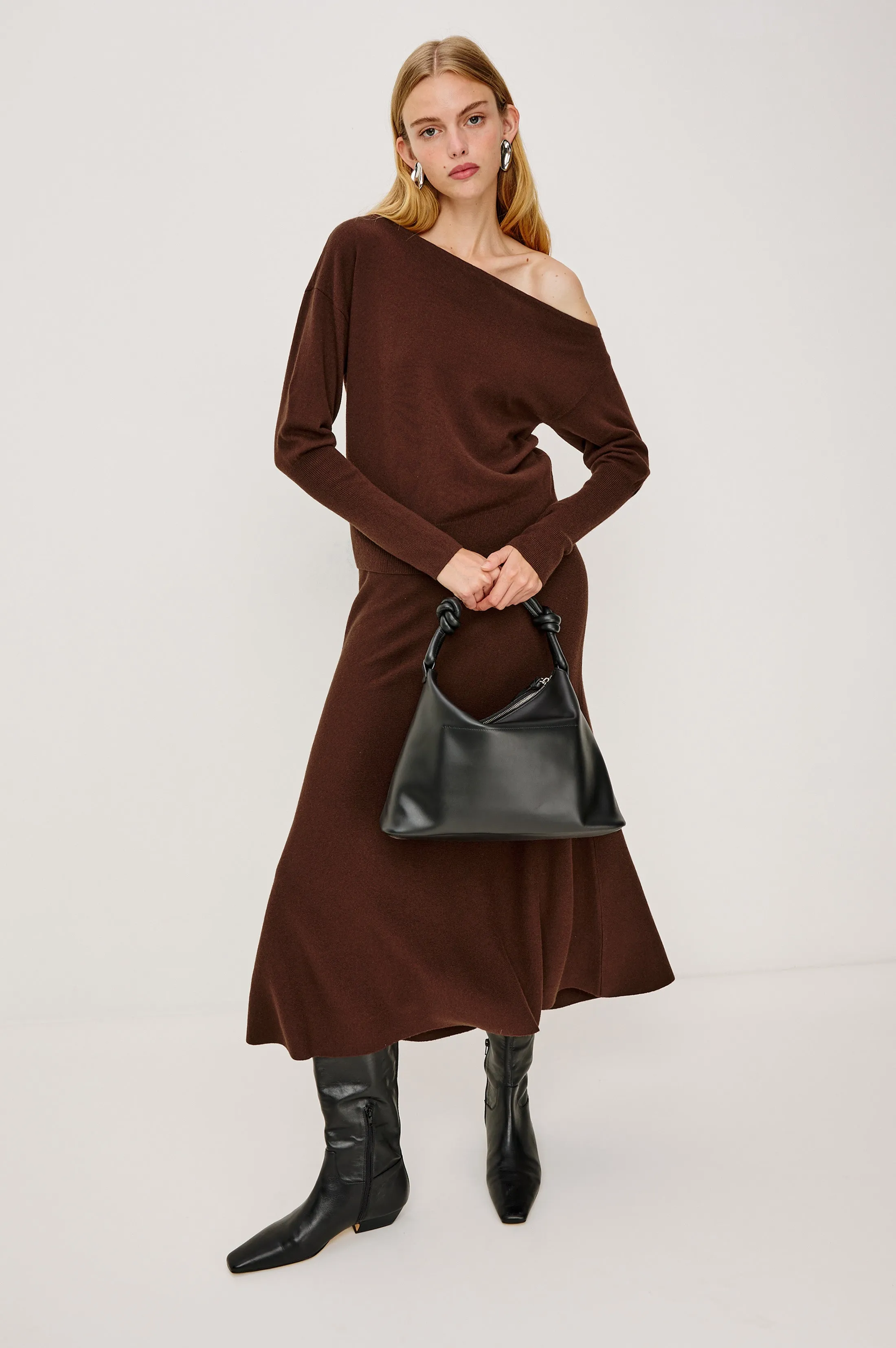TIANNA SWEATER - BORDEAUX sold by Rails product image thumbnail 3