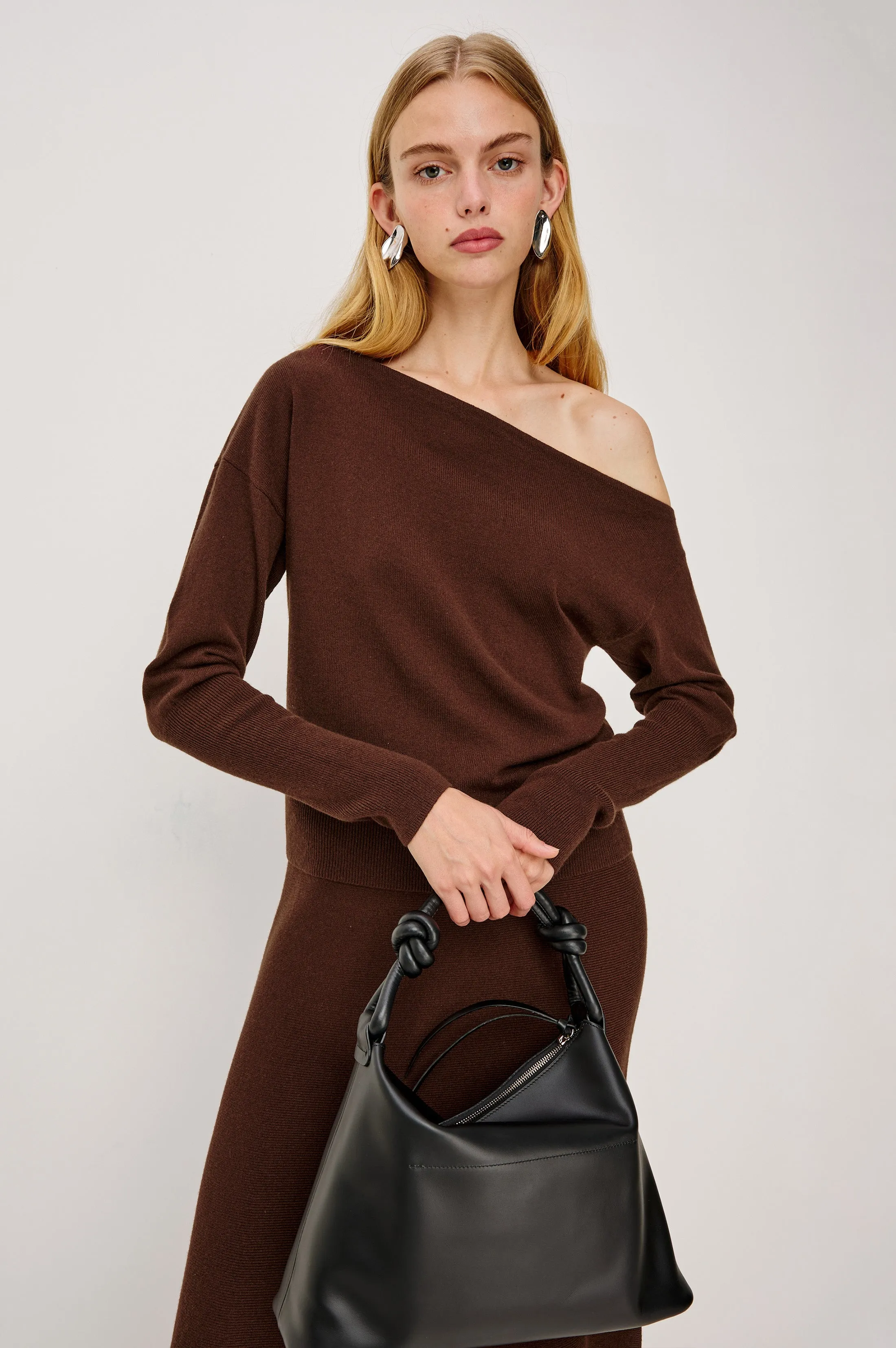 TIANNA SWEATER - BORDEAUX sold by Rails
