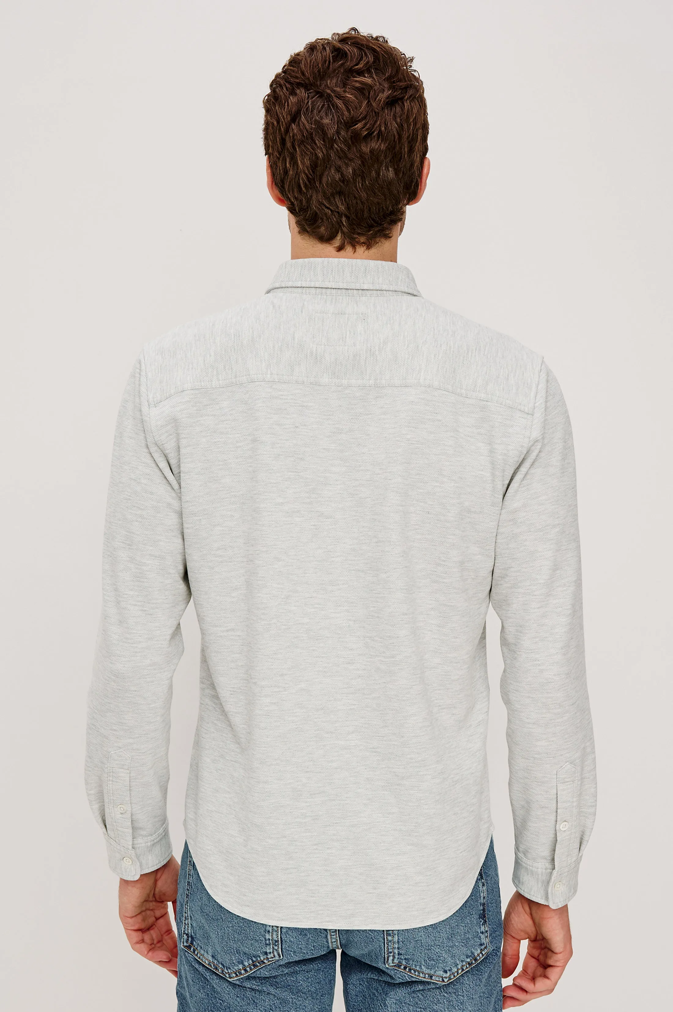 VINCENT SHIRT - HEATHER GREY sold by Rails product image thumbnail 5