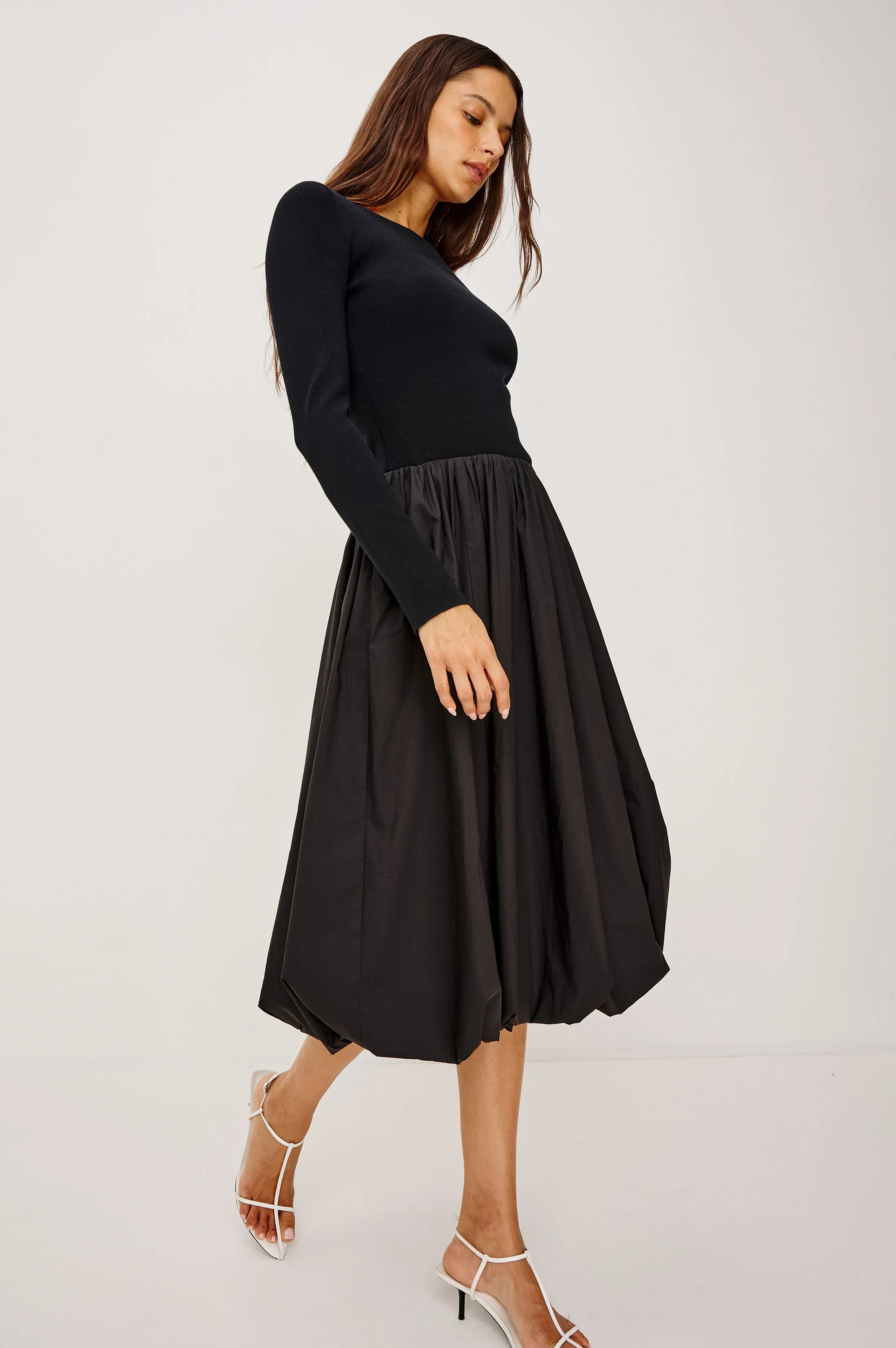 ROMANA DRESS - BLACK sold by Rails