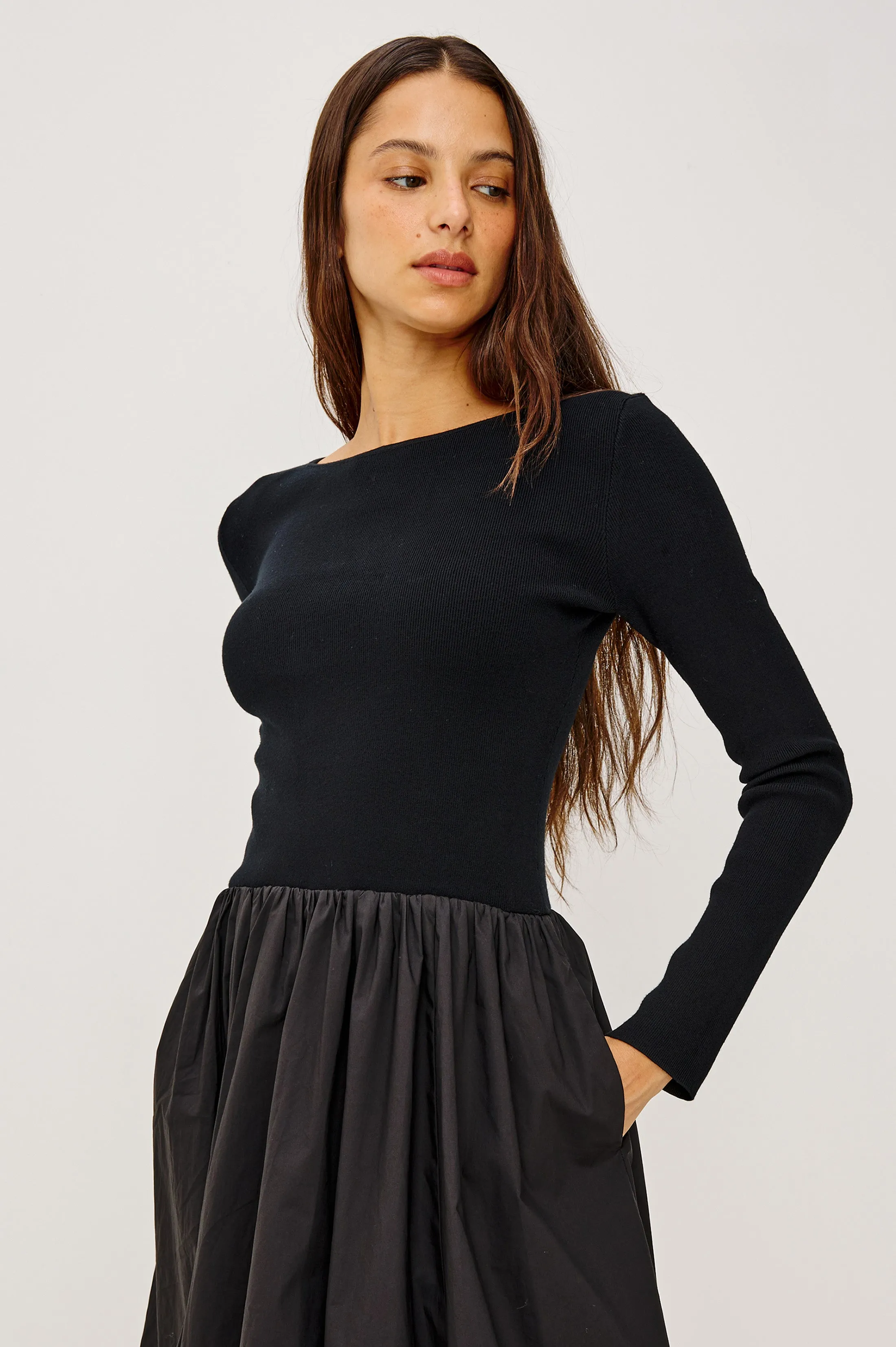 ROMANA DRESS - BLACK sold by Rails product image thumbnail 3