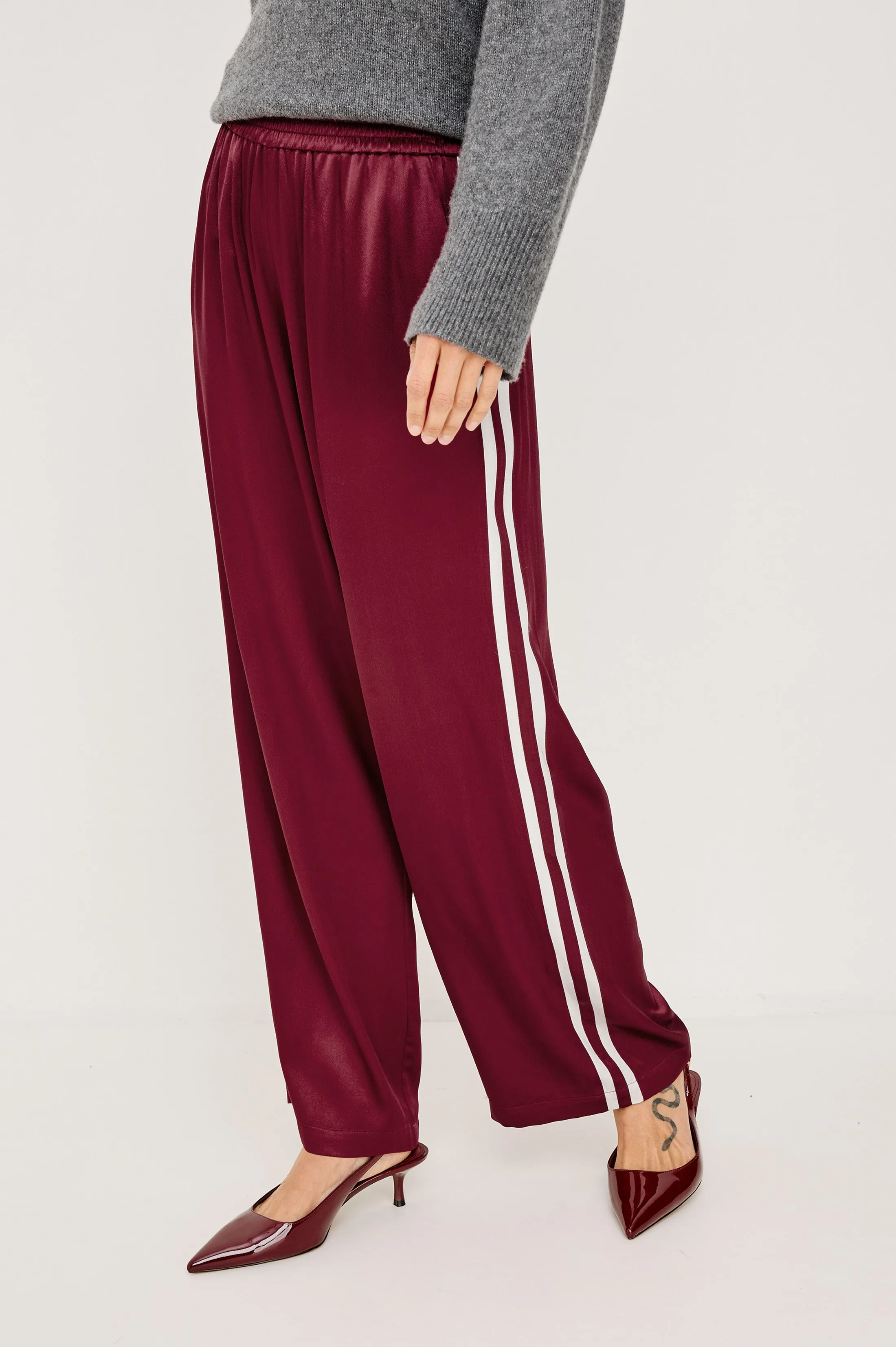 MERIDA PANT - GARNET sold by Rails