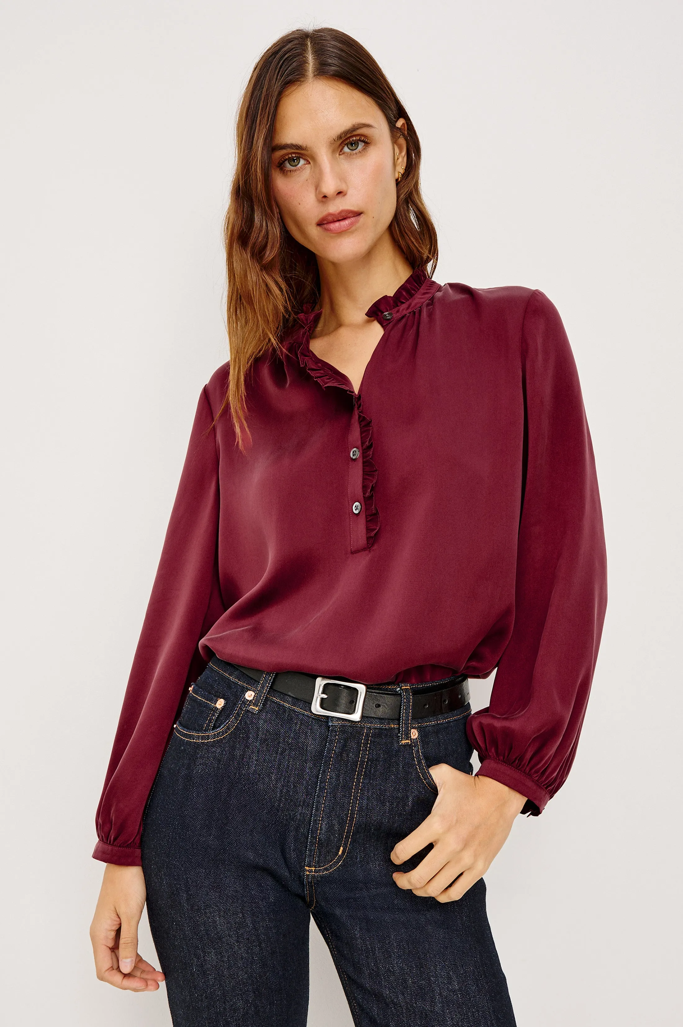 SIEN TOP - GARNET sold by Rails