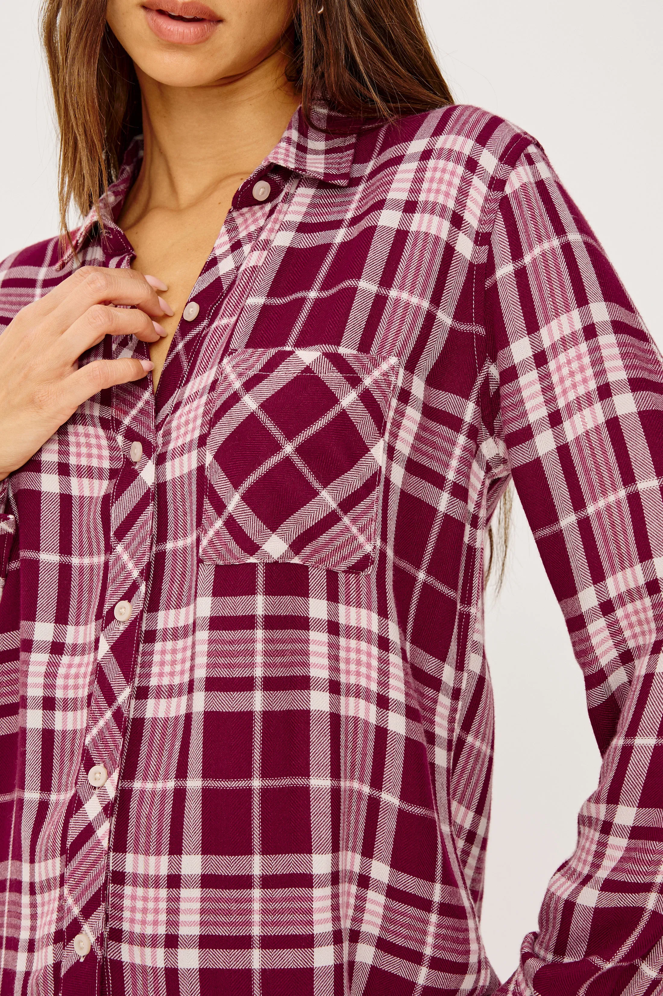 HUNTER SHIRT - WINTERBERRY sold by Rails product image thumbnail 2