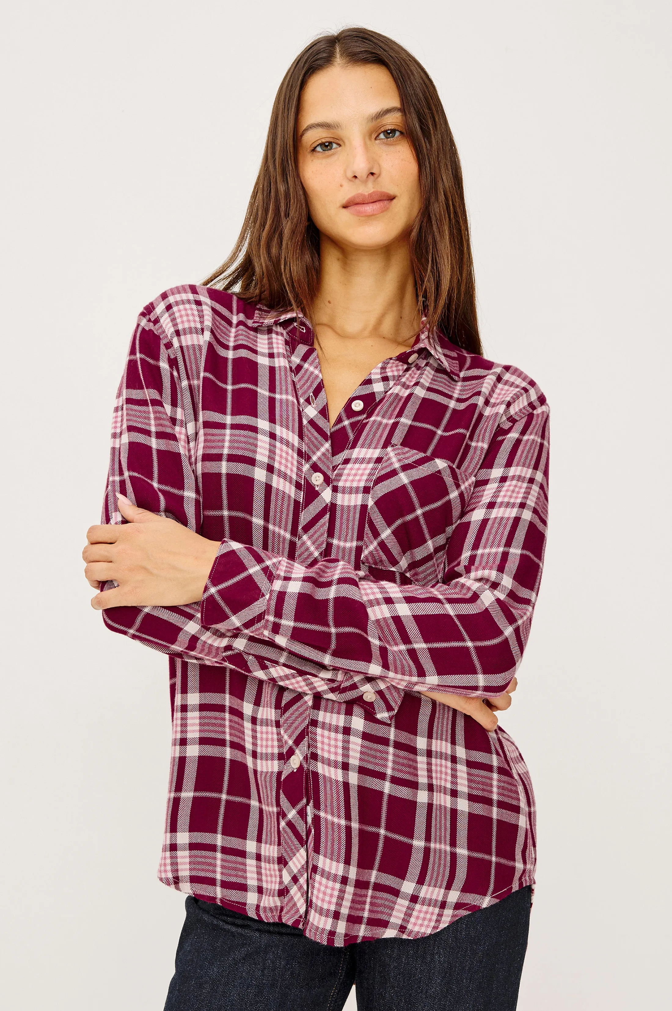 HUNTER SHIRT - WINTERBERRY sold by Rails product image thumbnail 4