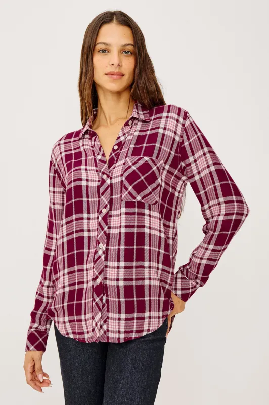 HUNTER SHIRT - WINTERBERRY sold by Rails