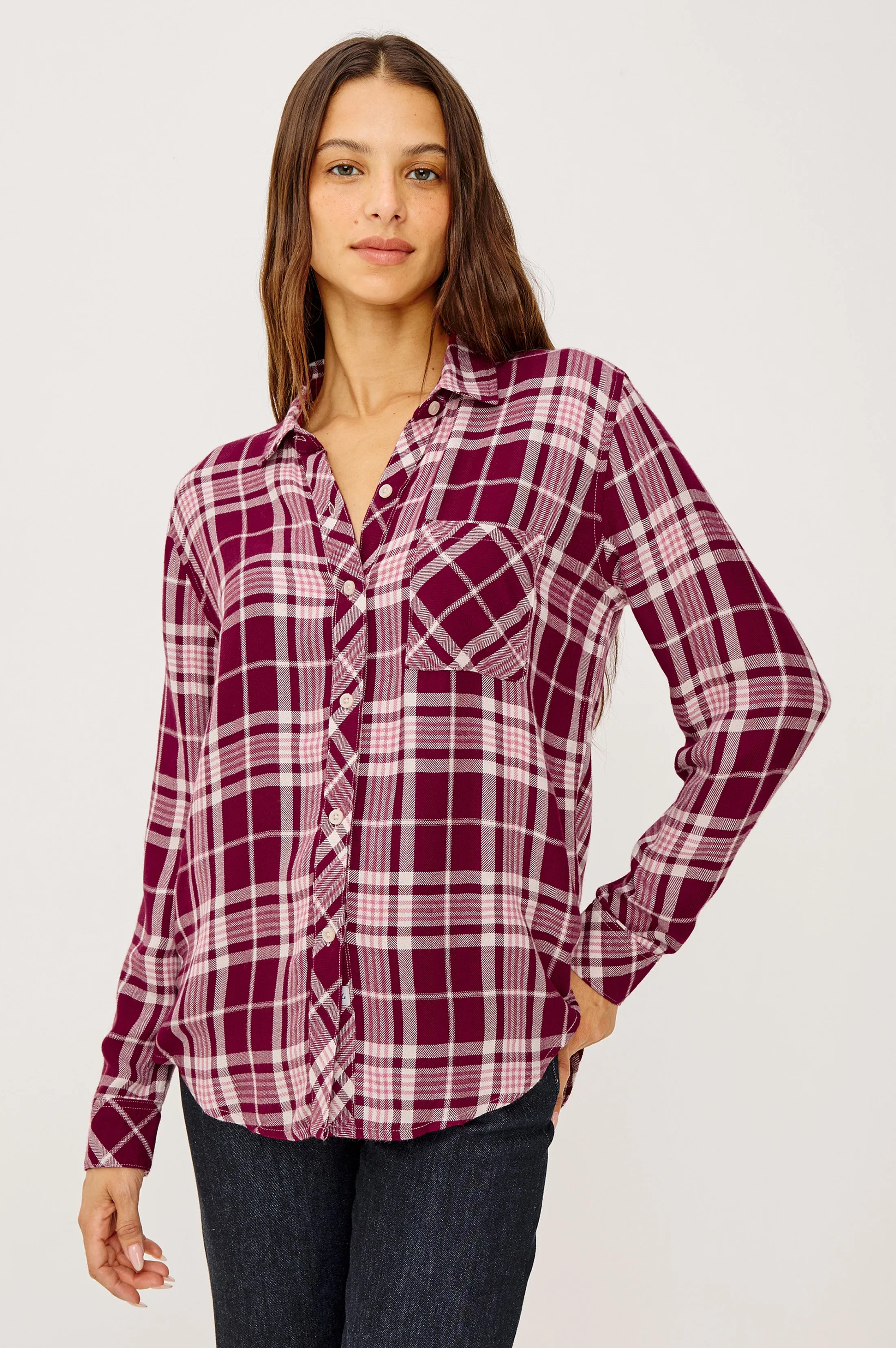 HUNTER SHIRT - WINTERBERRY sold by Rails